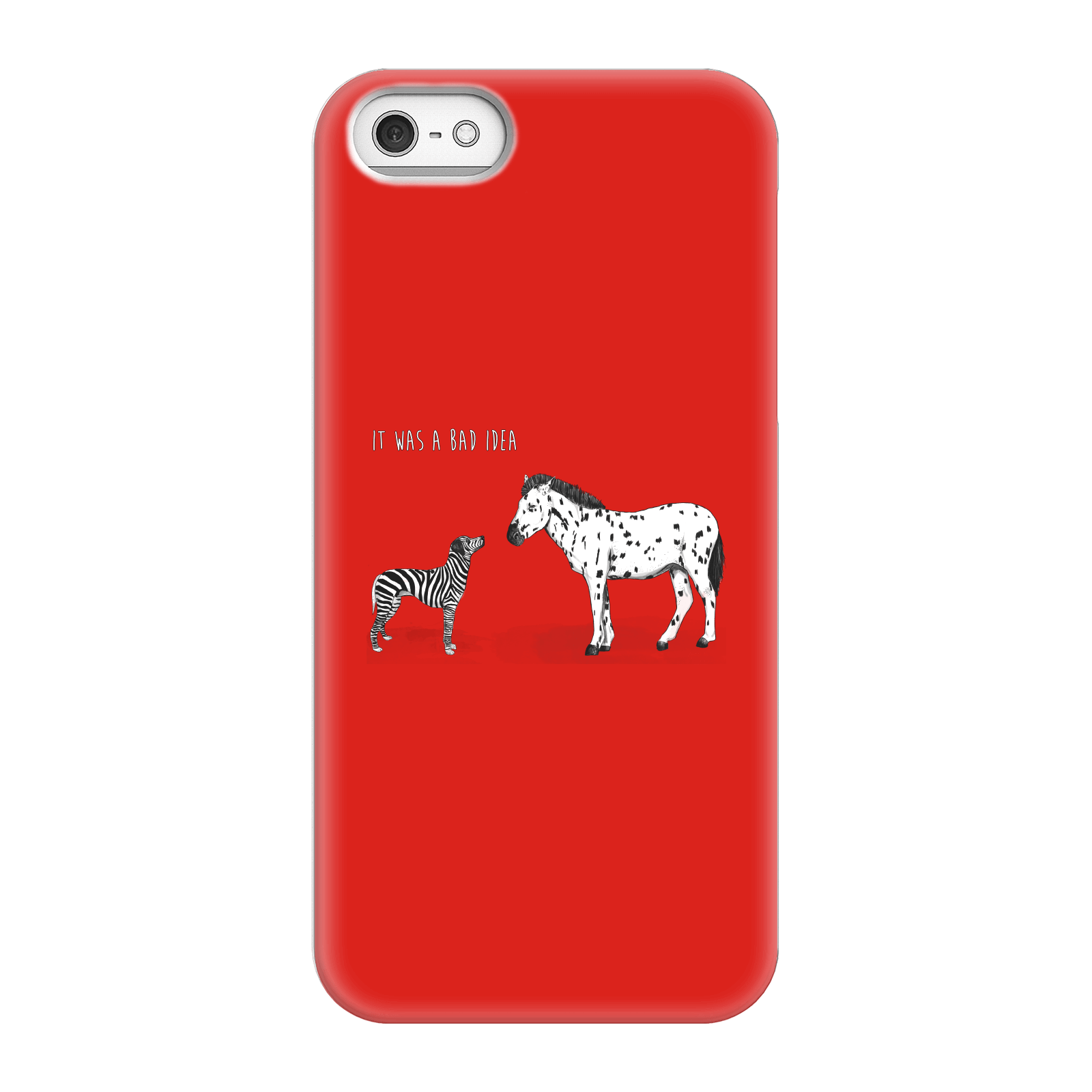 Balazs Solti It Was A Bad Idea Phone Case for iPhone and Android - iPhone 5/5s - Snap Case - Matte