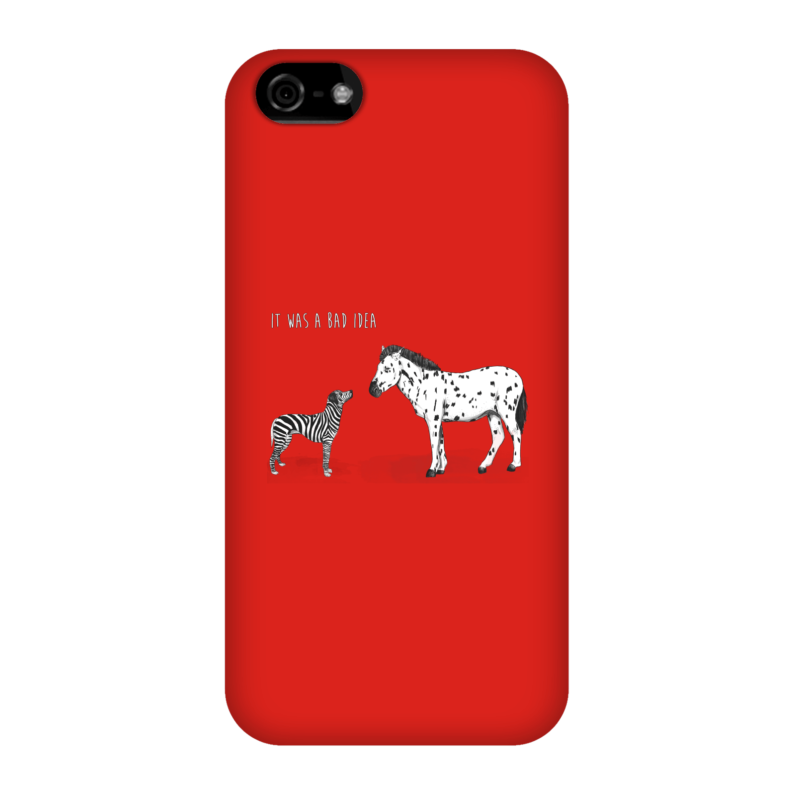 Balazs Solti It Was A Bad Idea Phone Case for iPhone and Android - iPhone 5C - Snap Case - Matte