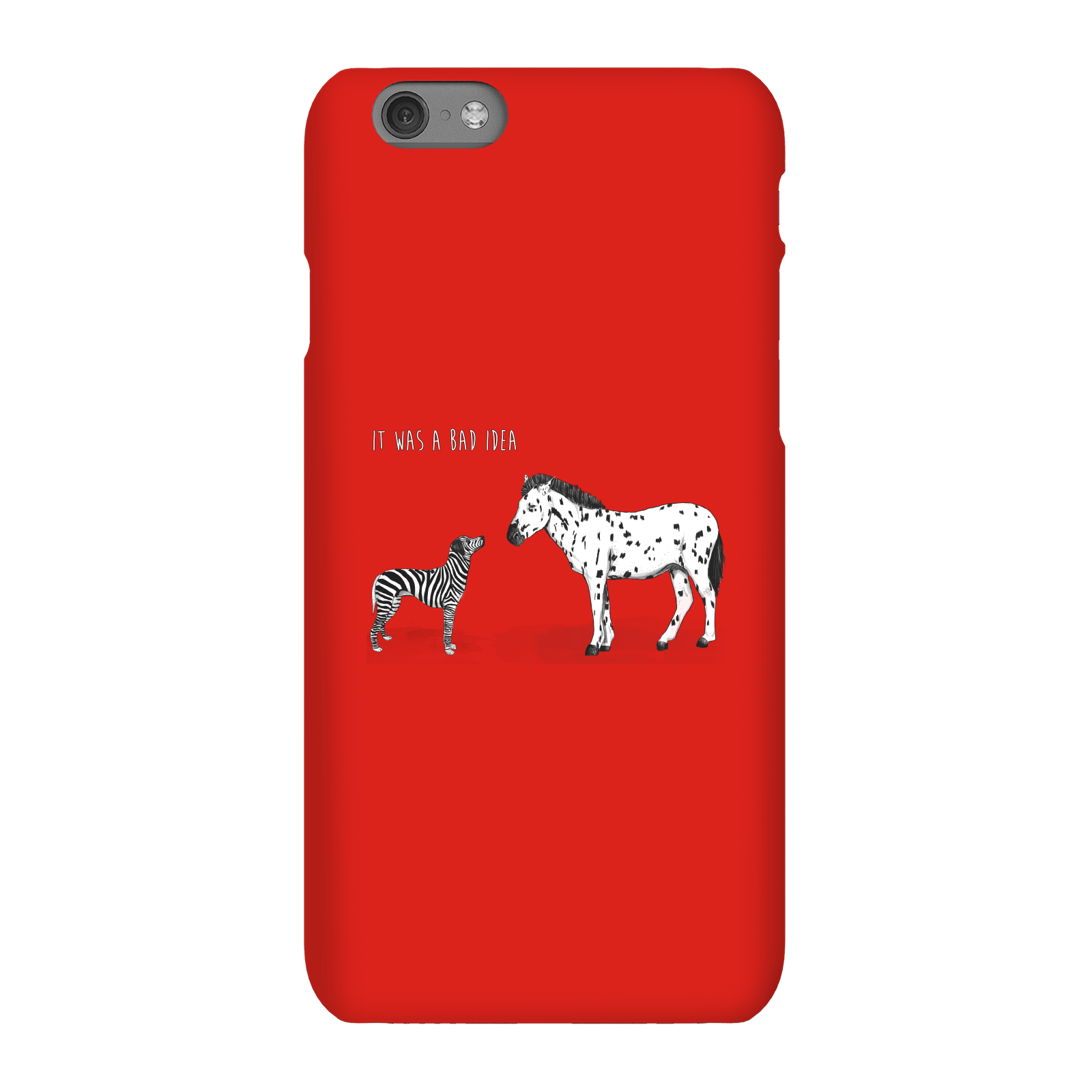 Balazs Solti It Was A Bad Idea Phone Case for iPhone and Android - iPhone 6S - Snap Case - Matte