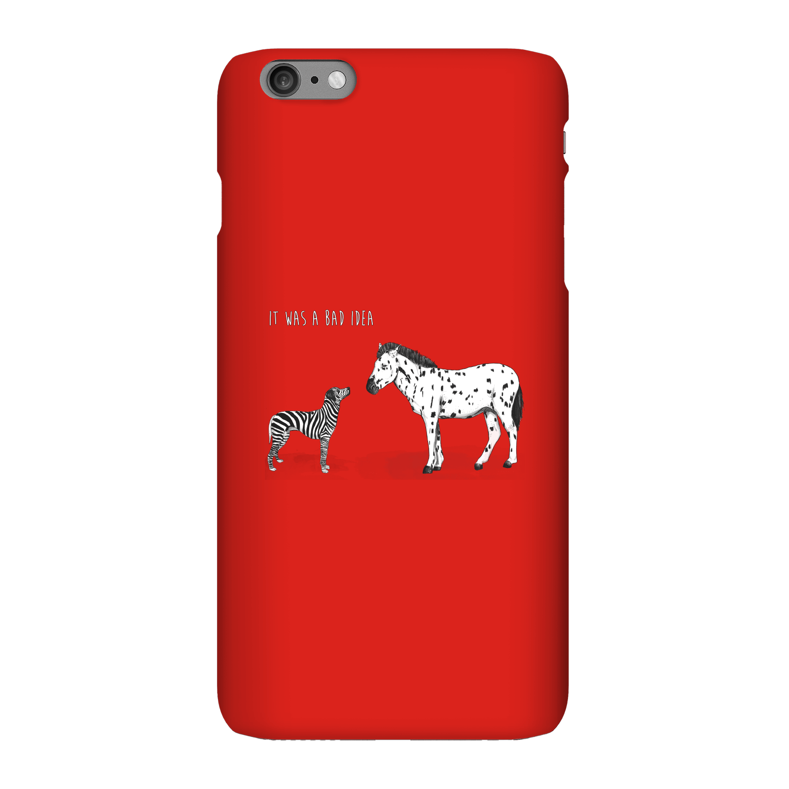 Balazs Solti It Was A Bad Idea Phone Case for iPhone and Android - iPhone 6 Plus - Snap Case - Matte