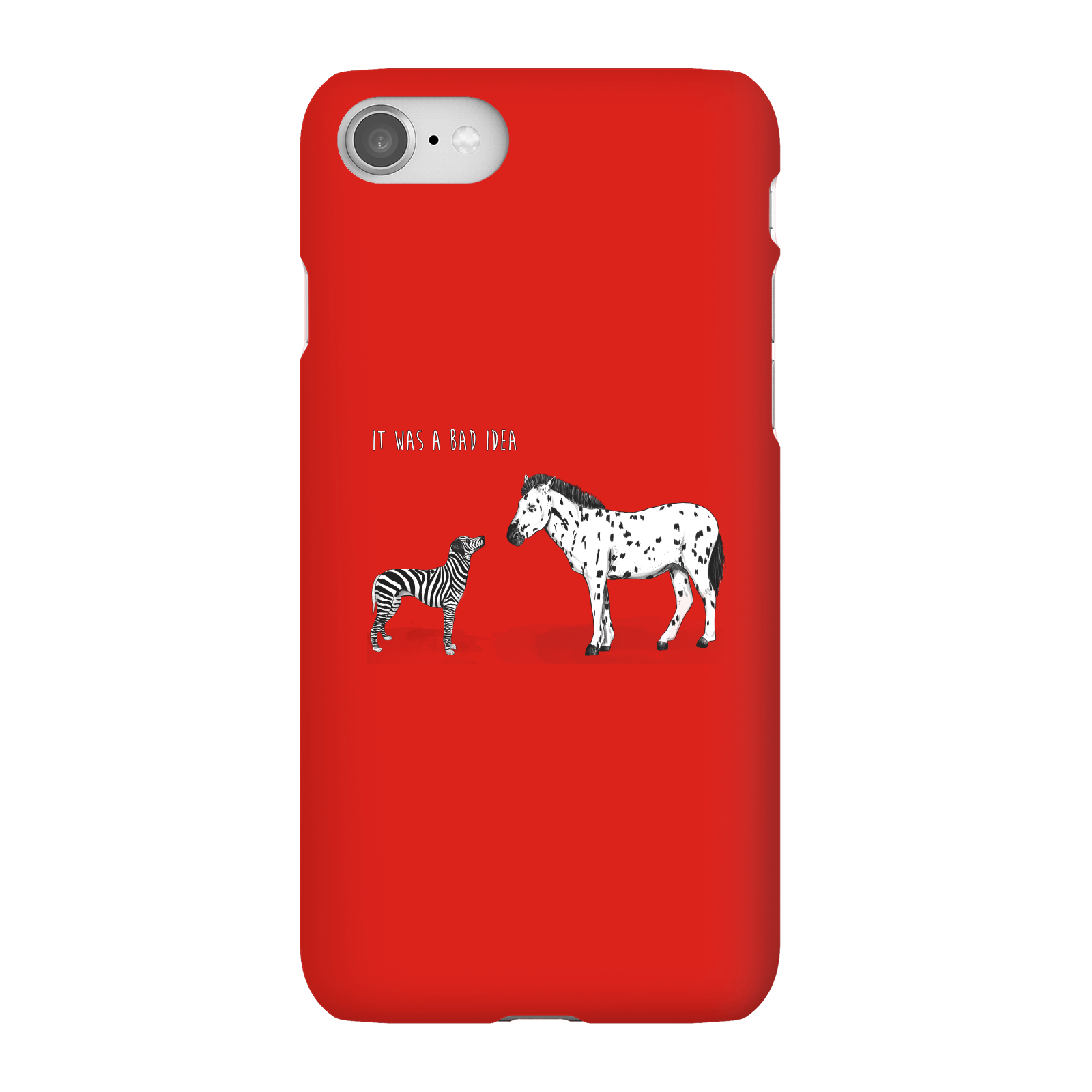 Balazs Solti It Was A Bad Idea Phone Case for iPhone and Android - iPhone 8 - Snap Case - Matte
