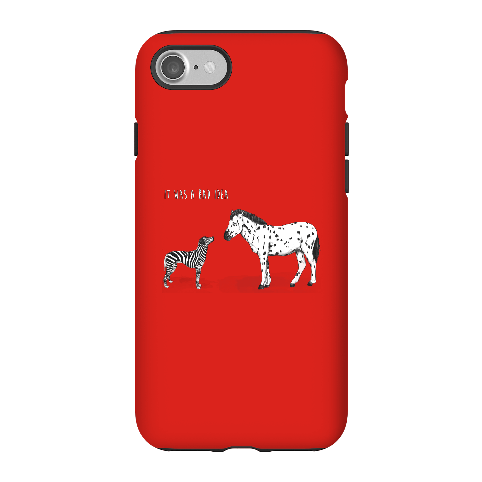 Balazs Solti It Was A Bad Idea Phone Case for iPhone and Android - iPhone 7 - Tough Case - Matte