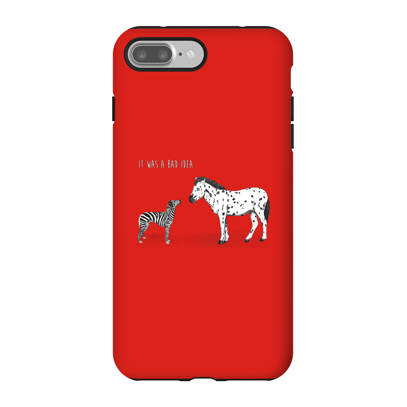Balazs Solti It Was A Bad Idea Phone Case for iPhone and Android - iPhone 7 Plus - Tough Case - Gloss