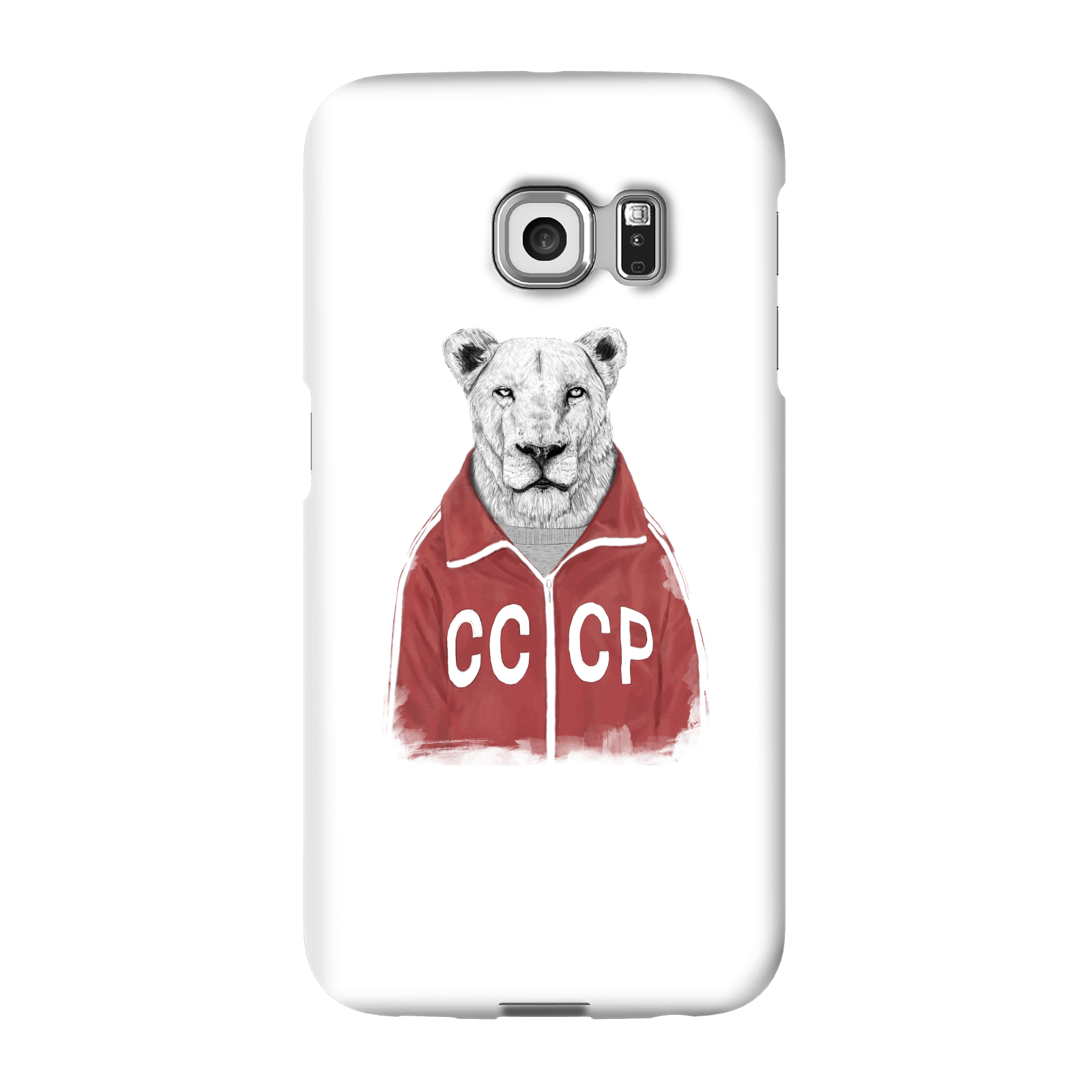 Balazs Solti CCCP Lion Phone Case for iPhone and Android - Samsung S6 Edge Plus - Snap Case - Matte