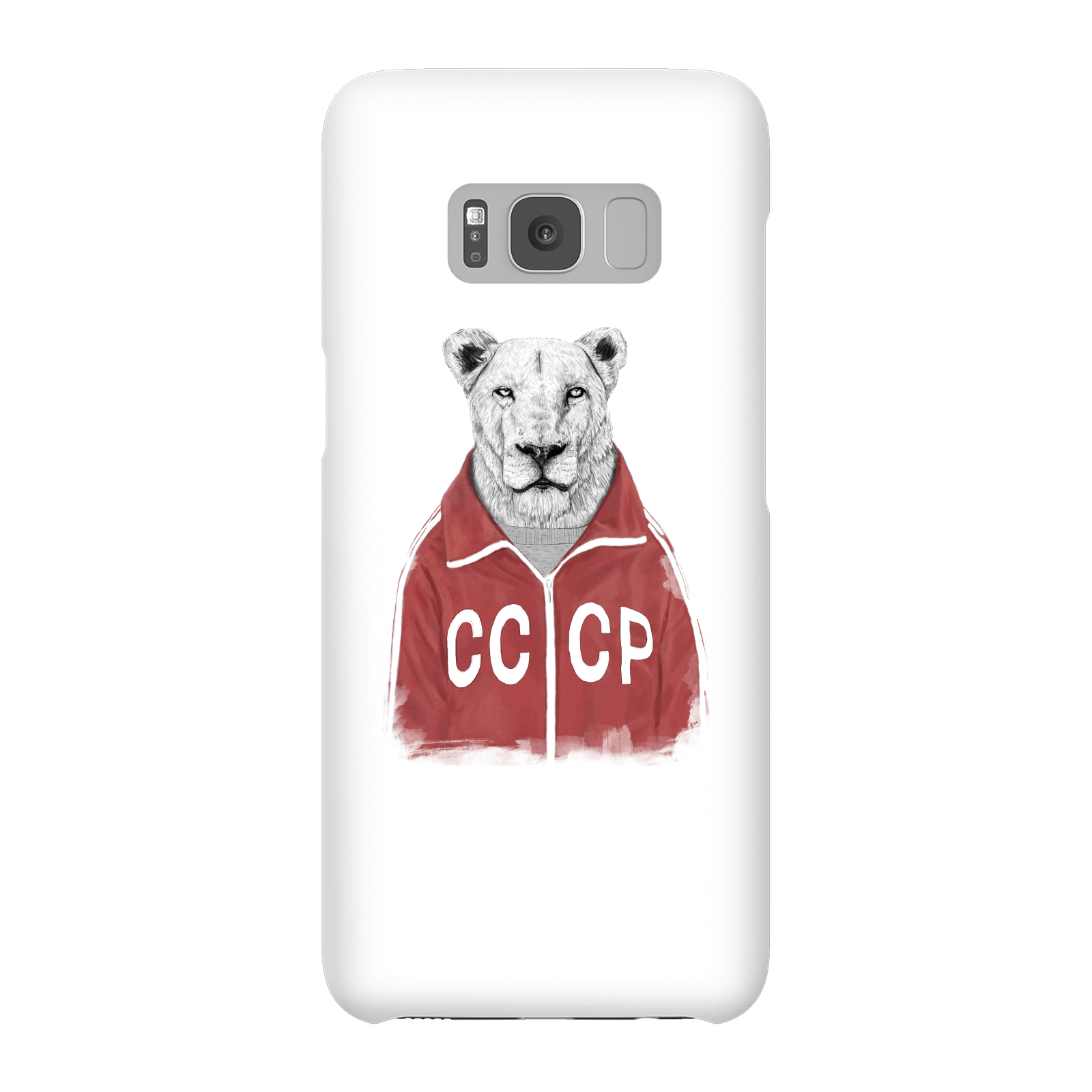 Balazs Solti CCCP Lion Phone Case for iPhone and Android - Samsung S8 - Snap Case - Matte