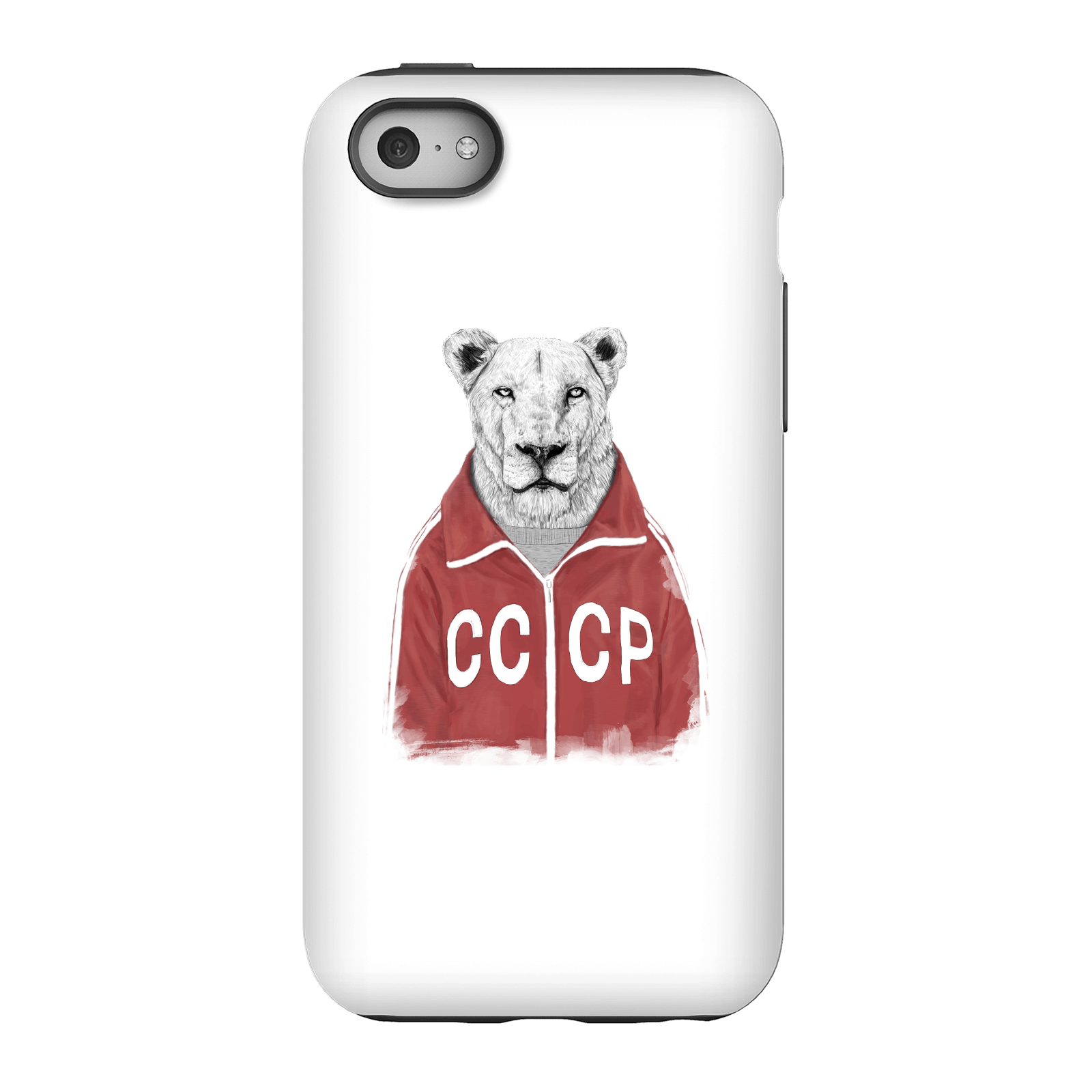 Balazs Solti CCCP Lion Phone Case for iPhone and Android - iPhone 5C - Tough Case - Matte