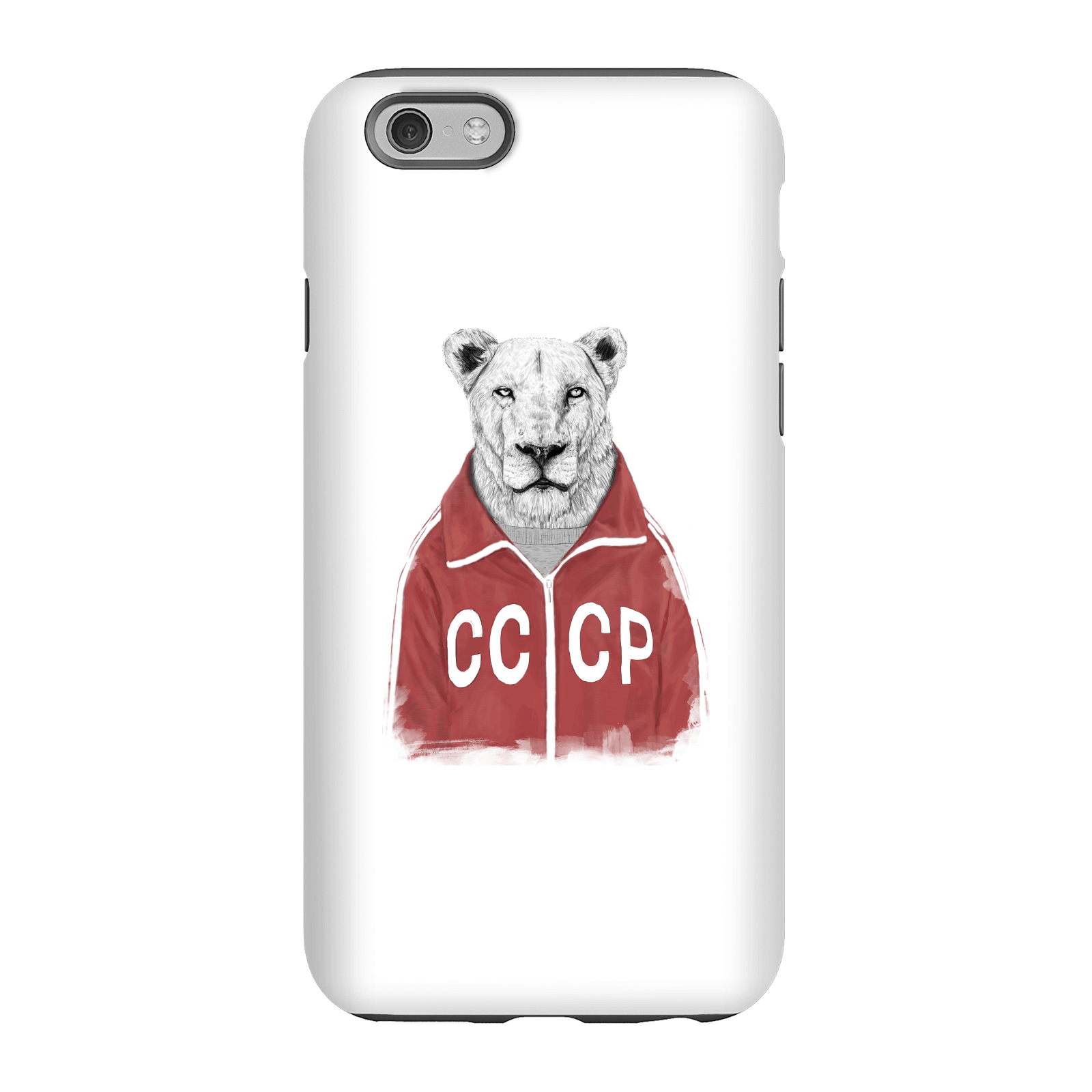 Balazs Solti CCCP Lion Phone Case for iPhone and Android - iPhone 6 - Tough Case - Matte