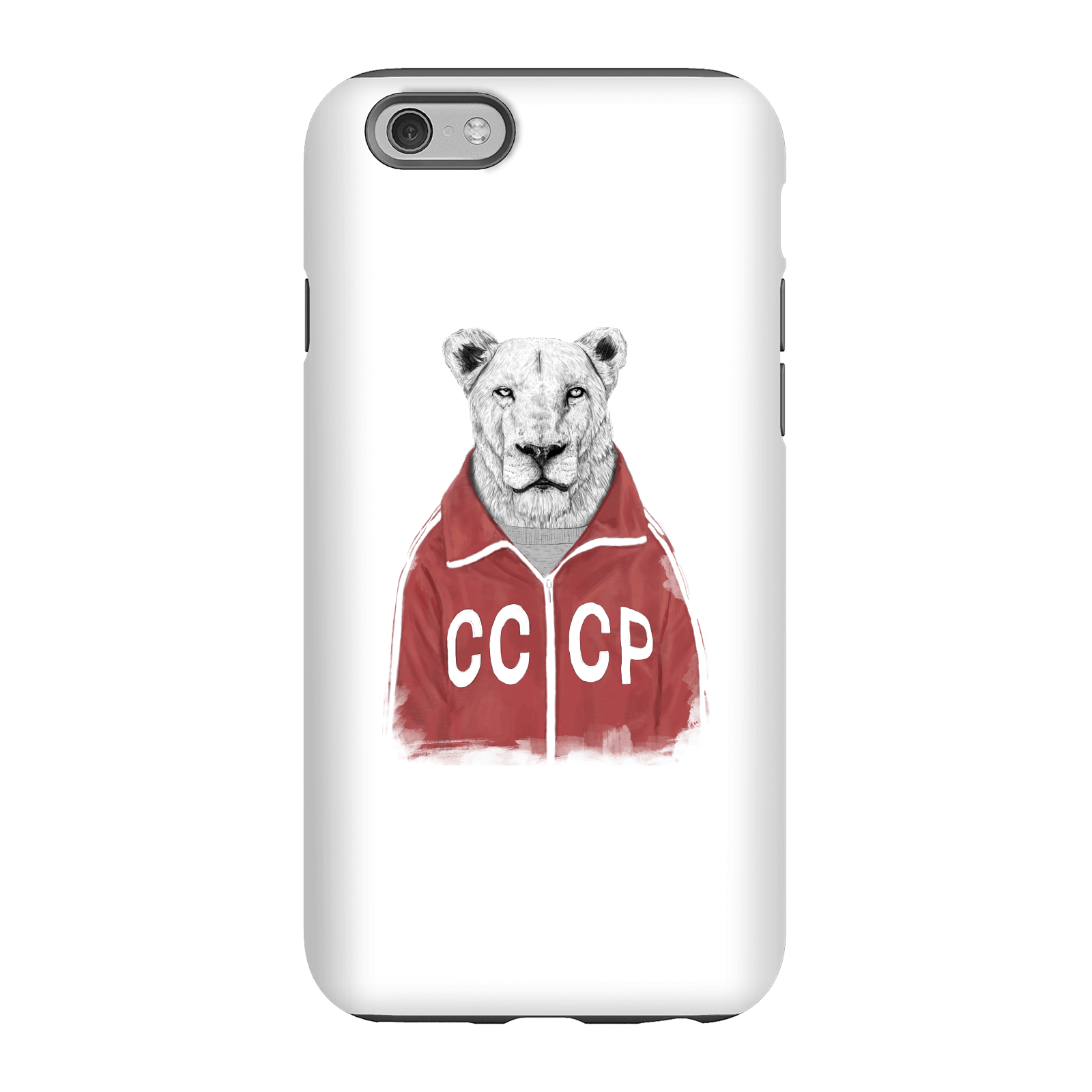 Balazs Solti CCCP Lion Phone Case for iPhone and Android - iPhone 6S - Tough Case - Matte