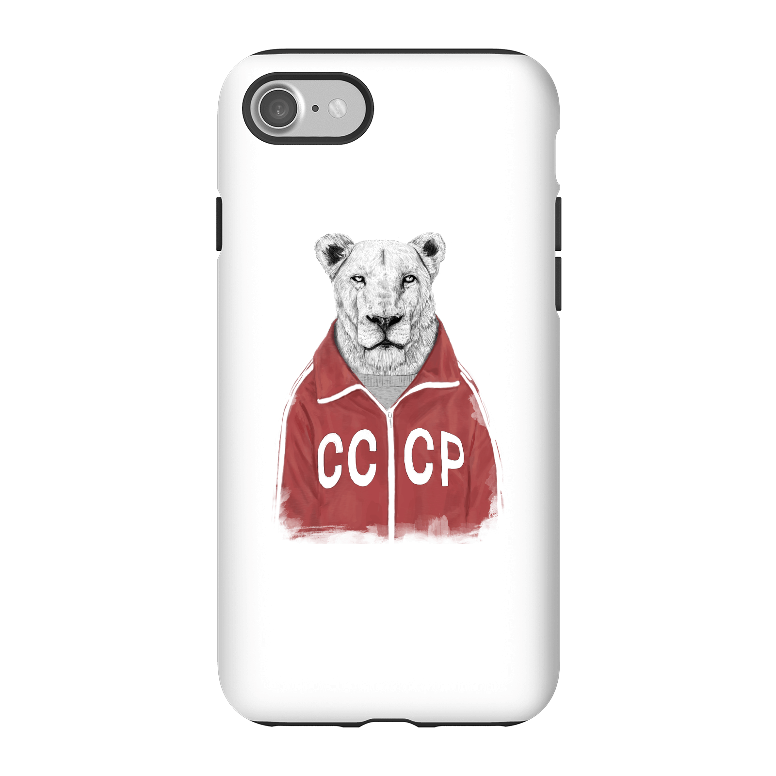 Balazs Solti CCCP Lion Phone Case for iPhone and Android - iPhone 7 - Tough Case - Matte