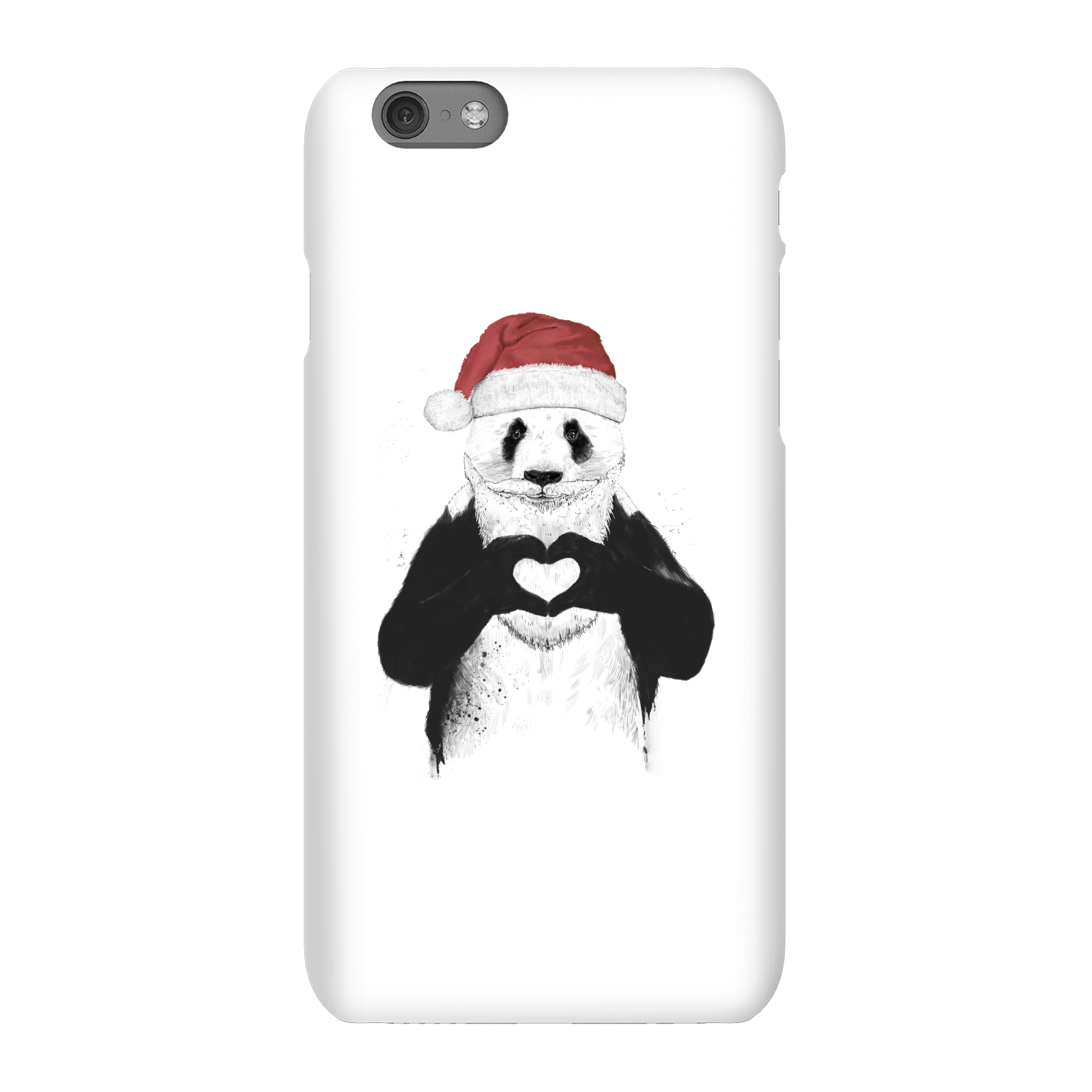 Balazs Solti Santa Bear Phone Case for iPhone and Android - iPhone 6S - Snap Case - Matte