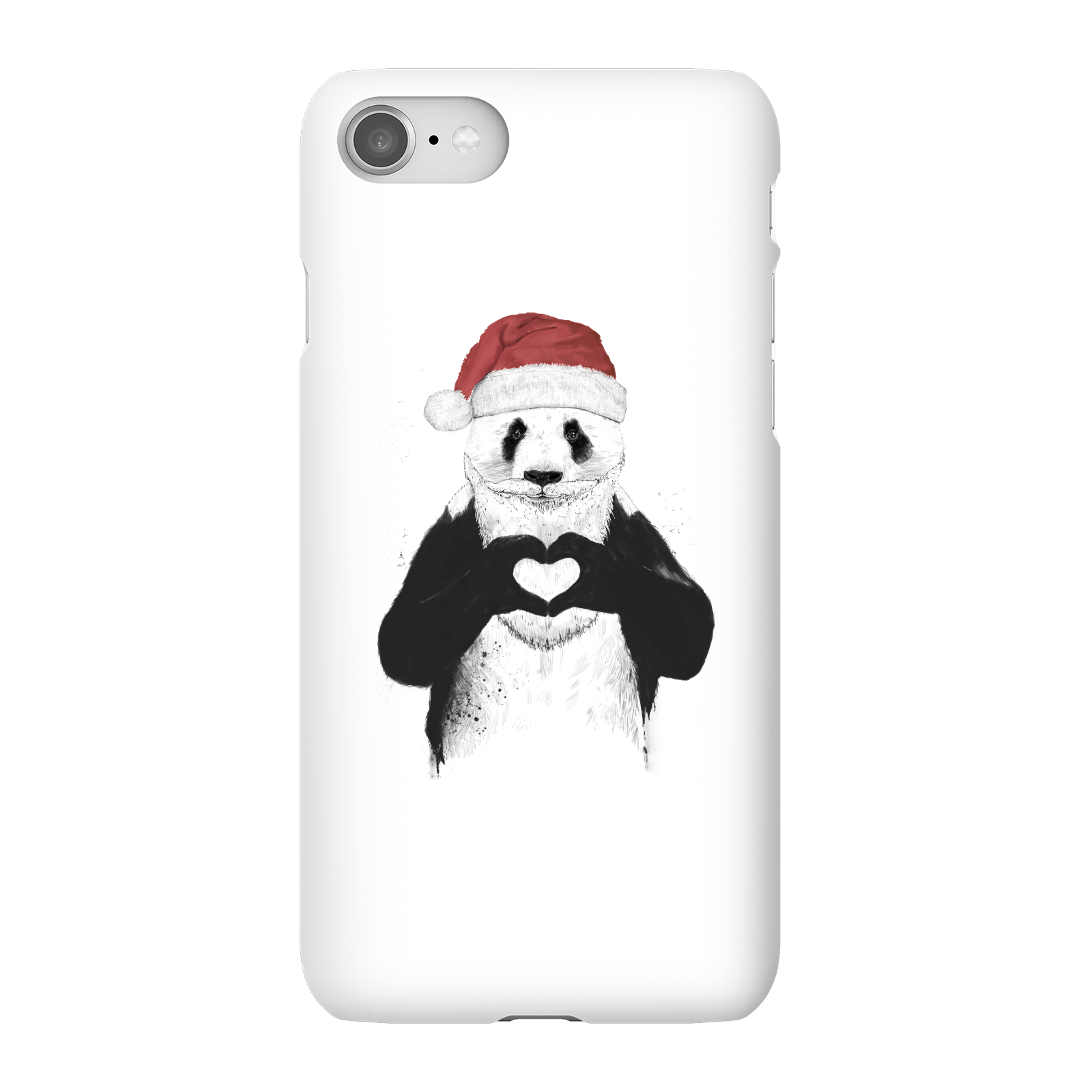 Balazs Solti Santa Bear Phone Case for iPhone and Android - iPhone 8 - Snap Case - Matte