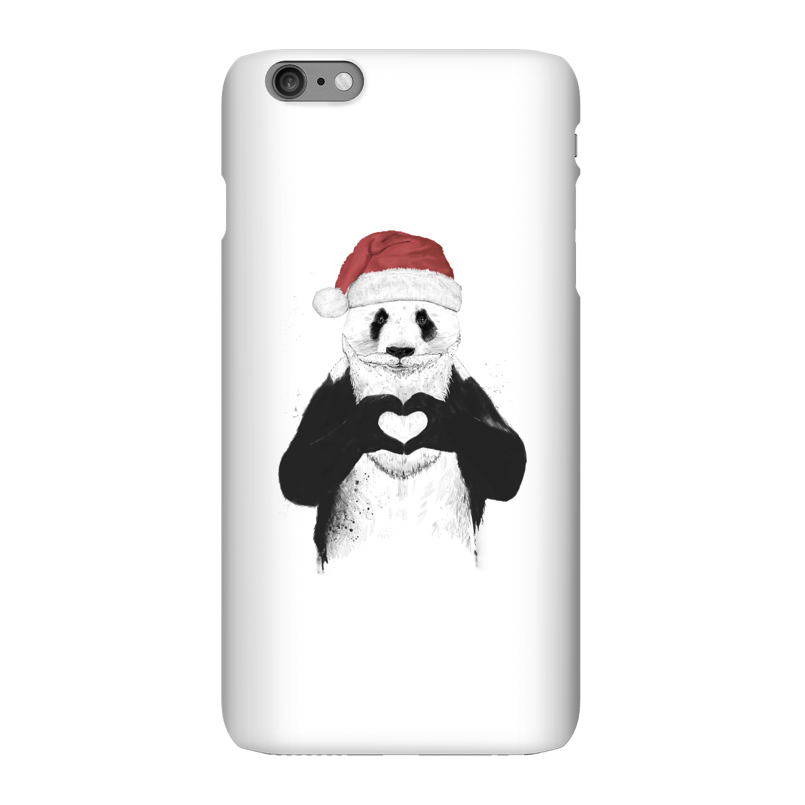 Balazs Solti Santa Bear Phone Case for iPhone and Android - iPhone 6 Plus - Snap Case - Gloss