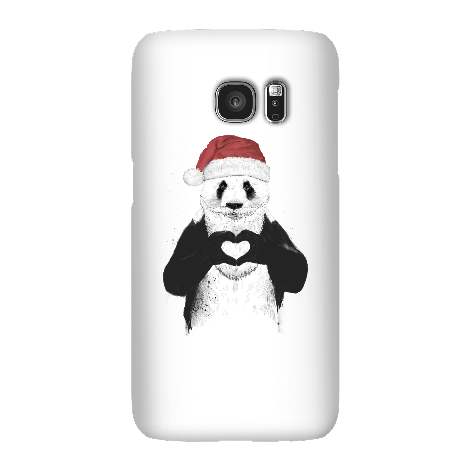 Balazs Solti Santa Bear Phone Case for iPhone and Android - Samsung S7 - Snap Case - Gloss