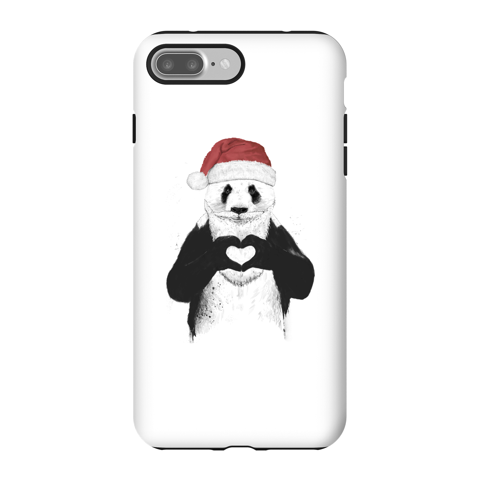 Balazs Solti Santa Bear Phone Case for iPhone and Android - iPhone 7 Plus - Tough Case - Gloss