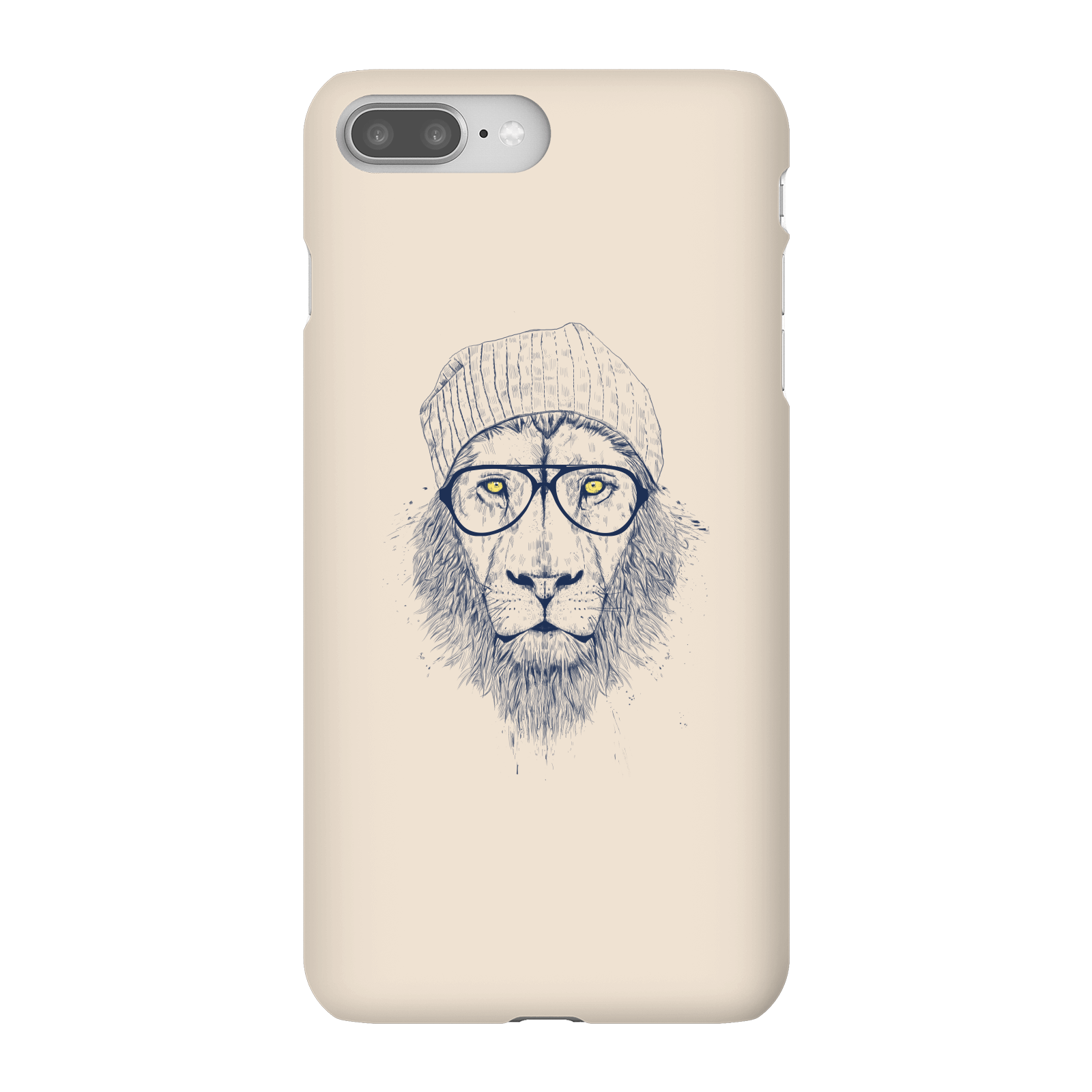 Balazs Solti Lion Phone Case for iPhone and Android - iPhone 8 Plus - Snap Case - Matte