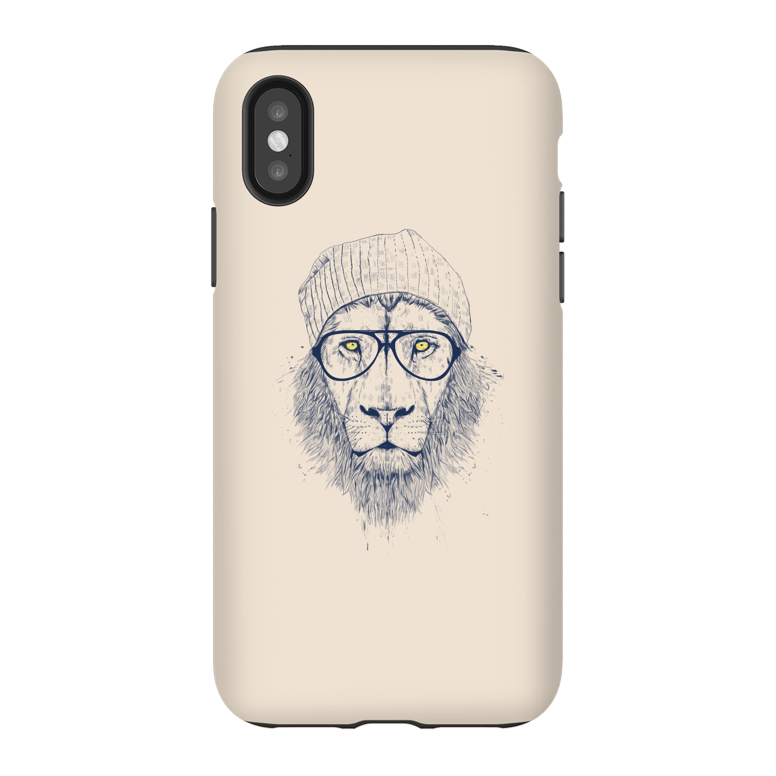 Balazs Solti Lion Phone Case for iPhone and Android - iPhone X - Tough Case - Gloss