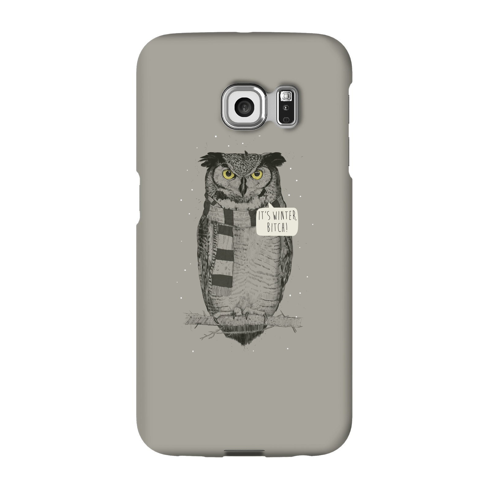 Balazs Solti It's Winter, Bitch! Phone Case for iPhone and Android - Samsung S6 Edge - Snap Case - Gloss