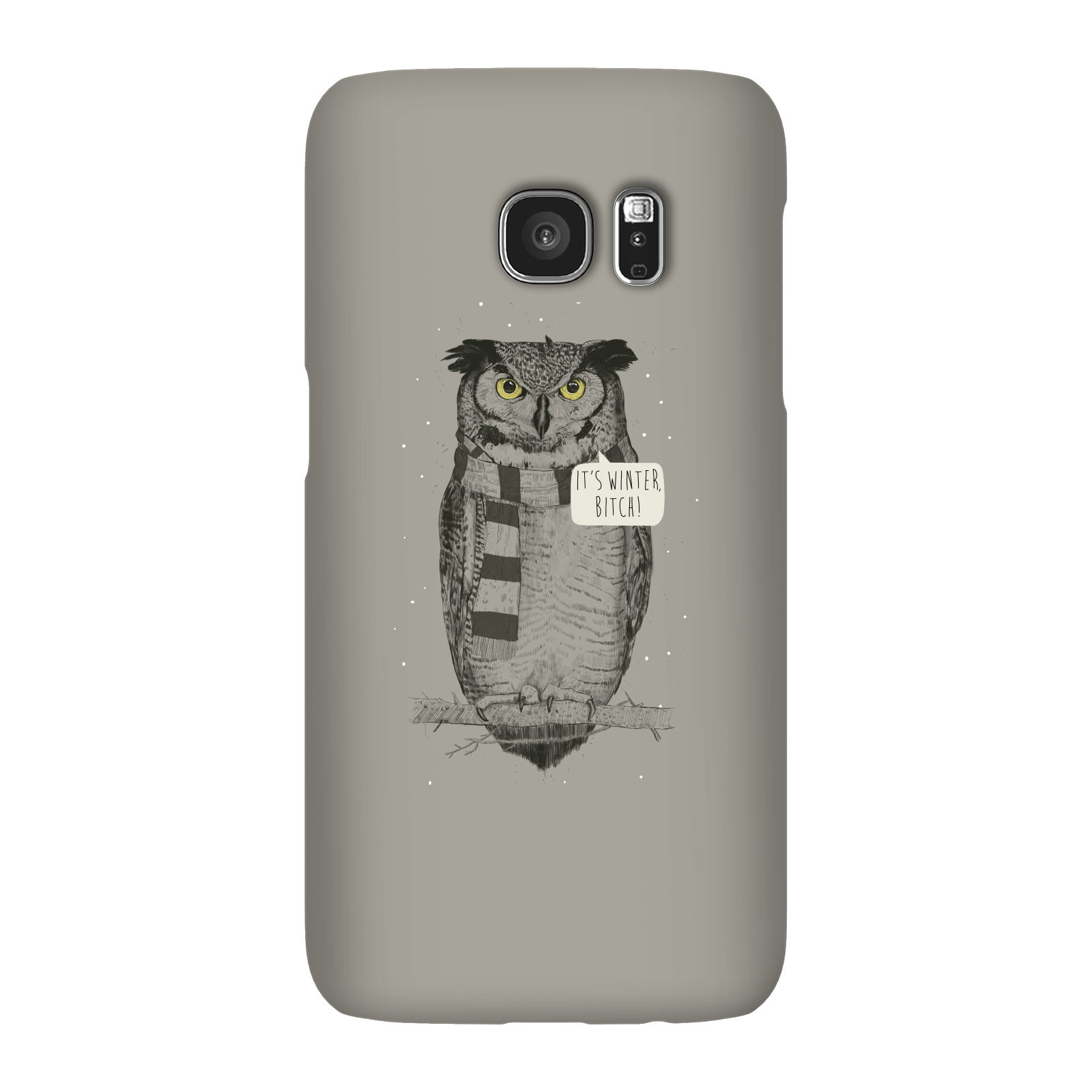 Balazs Solti It's Winter, Bitch! Phone Case for iPhone and Android - Samsung S7 - Snap Case - Gloss