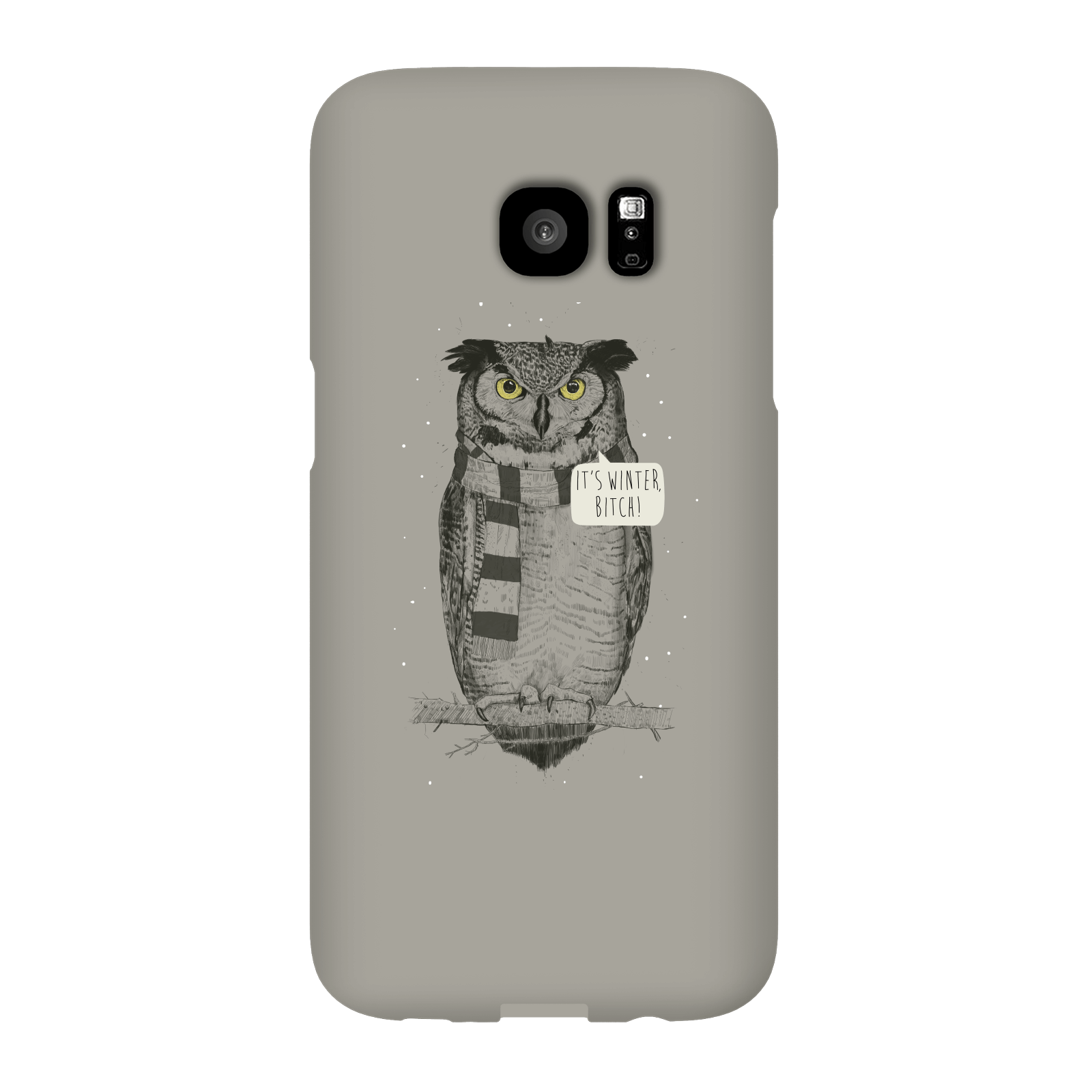 Balazs Solti It's Winter, Bitch! Phone Case for iPhone and Android - Samsung S7 Edge - Snap Case - Gloss