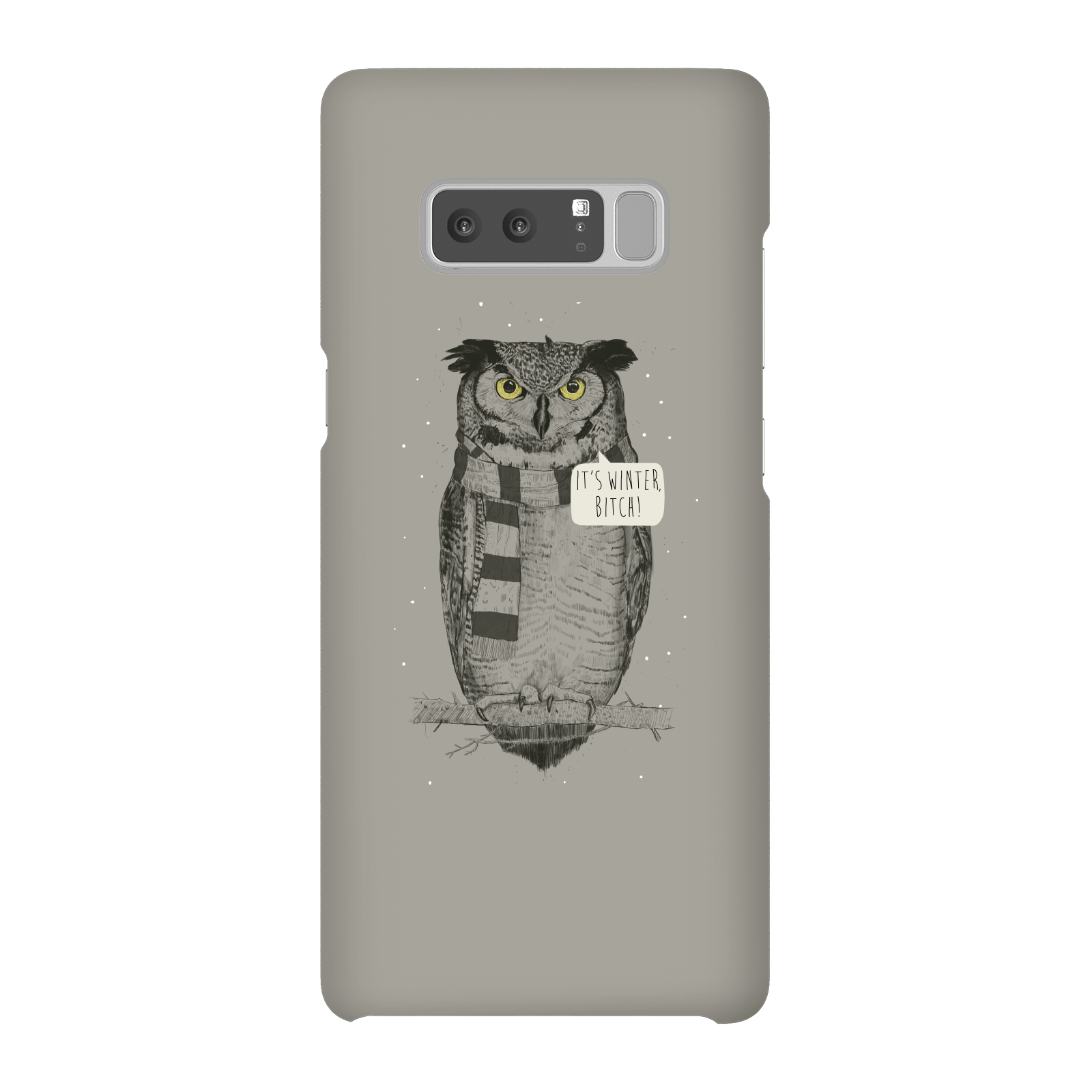 Balazs Solti It's Winter, Bitch! Phone Case for iPhone and Android - Samsung Note 8 - Snap Case - Gloss