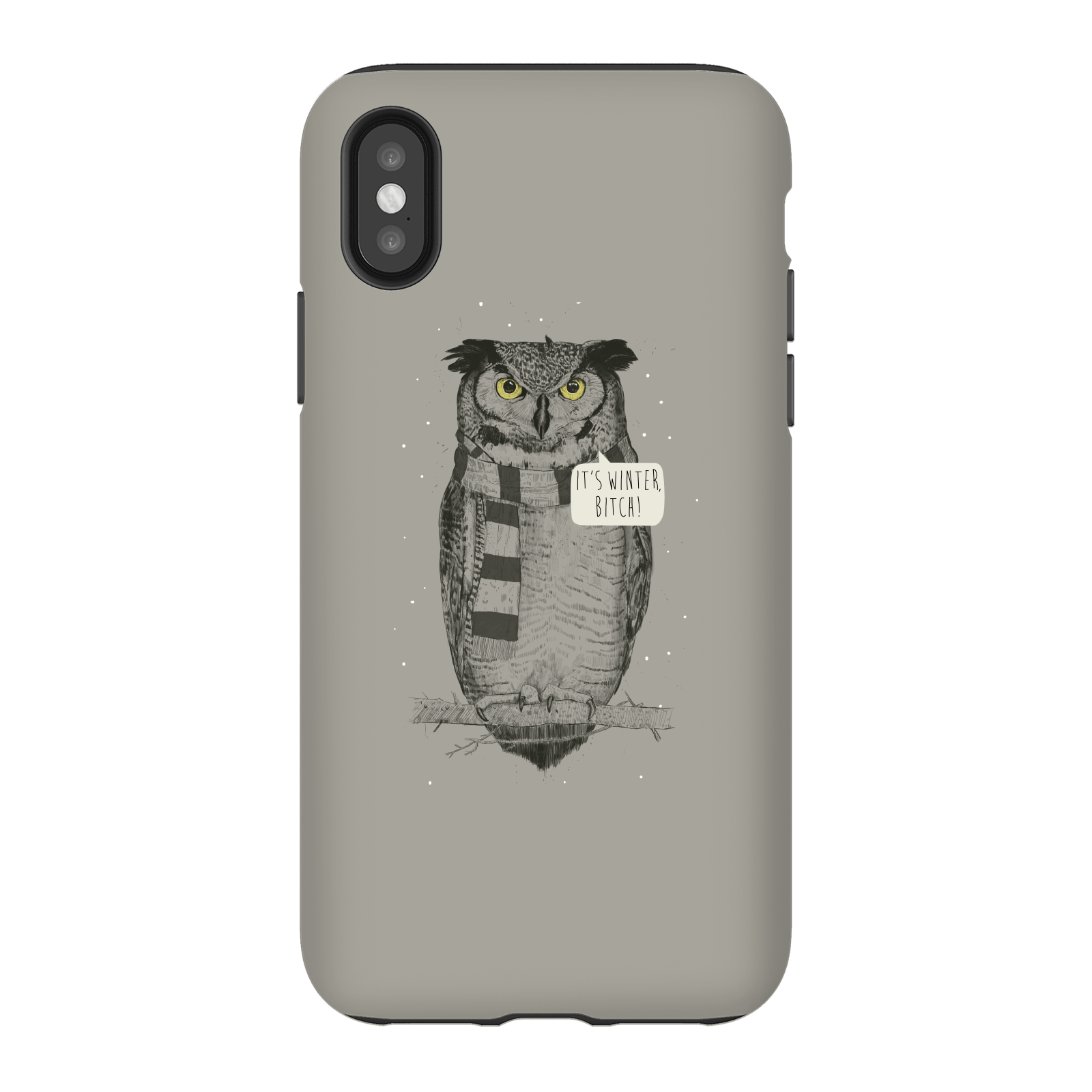 Balazs Solti It's Winter, Bitch! Phone Case for iPhone and Android - iPhone X - Tough Case - Gloss