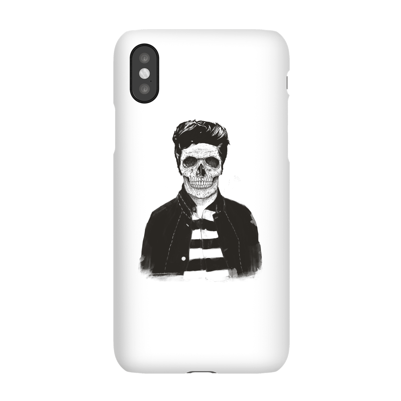 Balazs Solti Cool Skull Phone Case for iPhone and Android - iPhone X - Snap Case - Matte