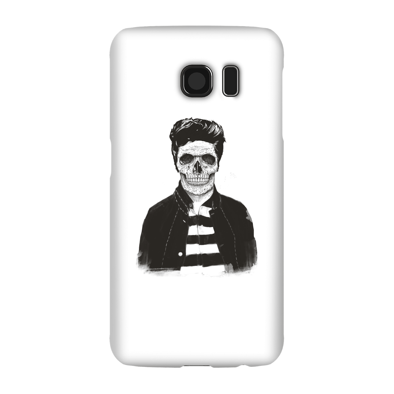 Balazs Solti Cool Skull Phone Case for iPhone and Android - Samsung S6 - Snap Case - Matte