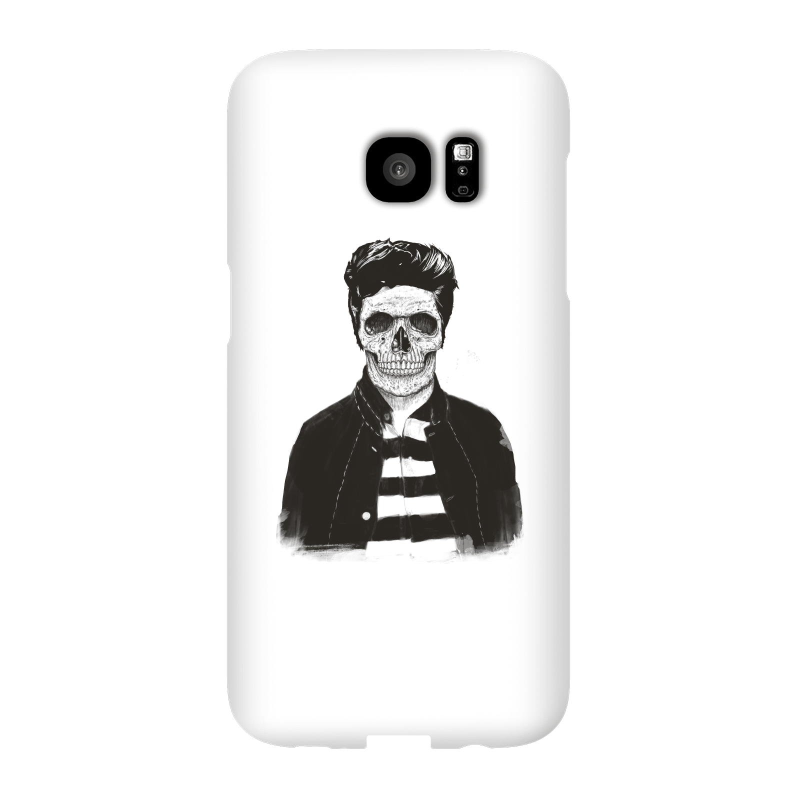 Balazs Solti Cool Skull Phone Case for iPhone and Android - Samsung S7 Edge - Snap Case - Matte