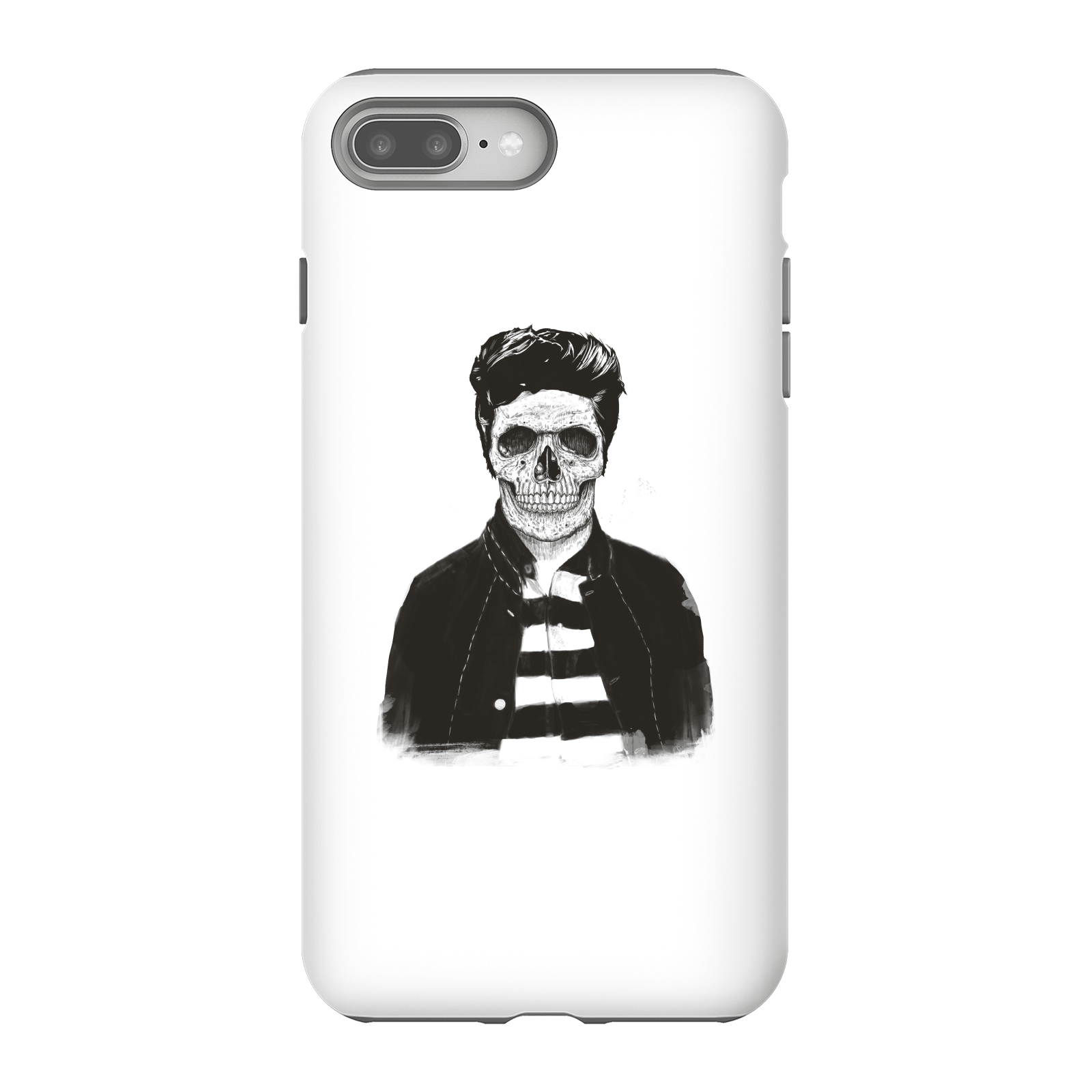 Balazs Solti Cool Skull Phone Case for iPhone and Android - iPhone 8 Plus - Tough Case - Gloss