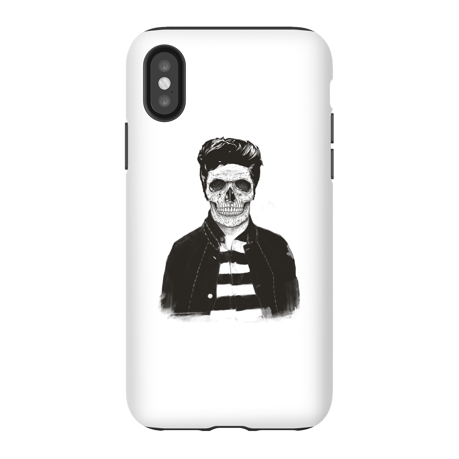 Balazs Solti Cool Skull Phone Case for iPhone and Android - iPhone X - Tough Case - Gloss