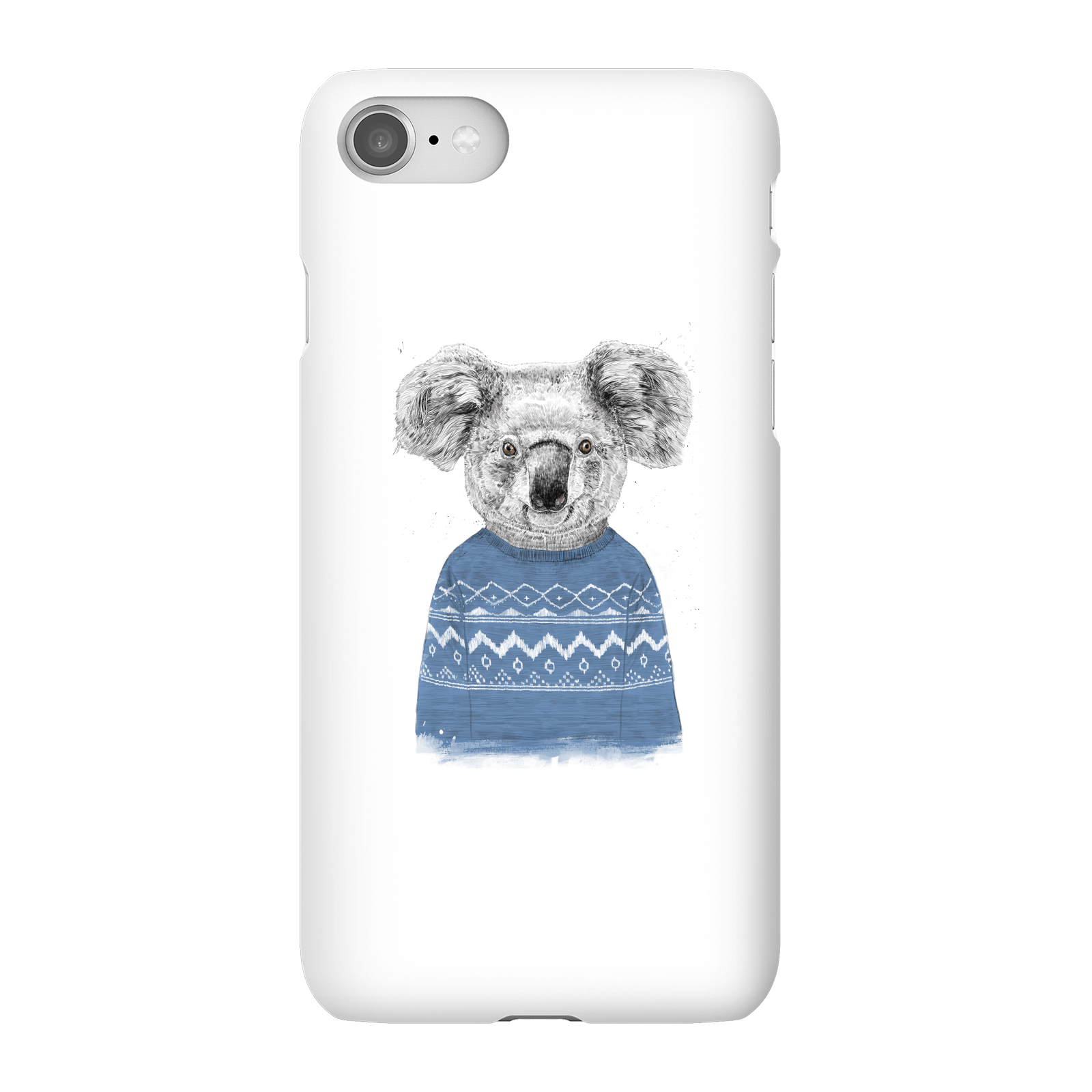 Balazs Solti Koala And Jumper Phone Case for iPhone and Android - iPhone 8 - Snap Case - Matte
