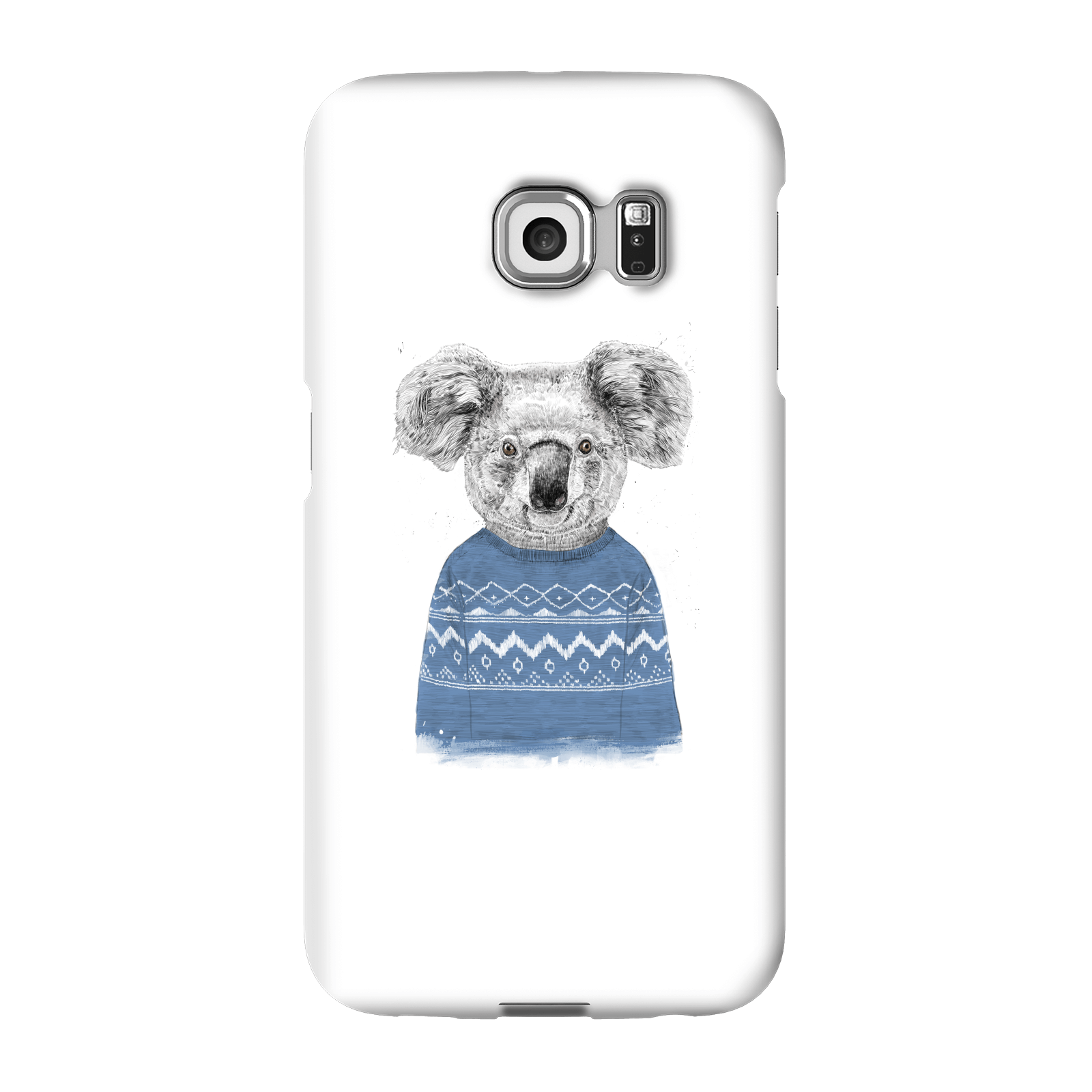 Balazs Solti Koala And Jumper Phone Case for iPhone and Android - Samsung S6 Edge - Snap Case - Matte