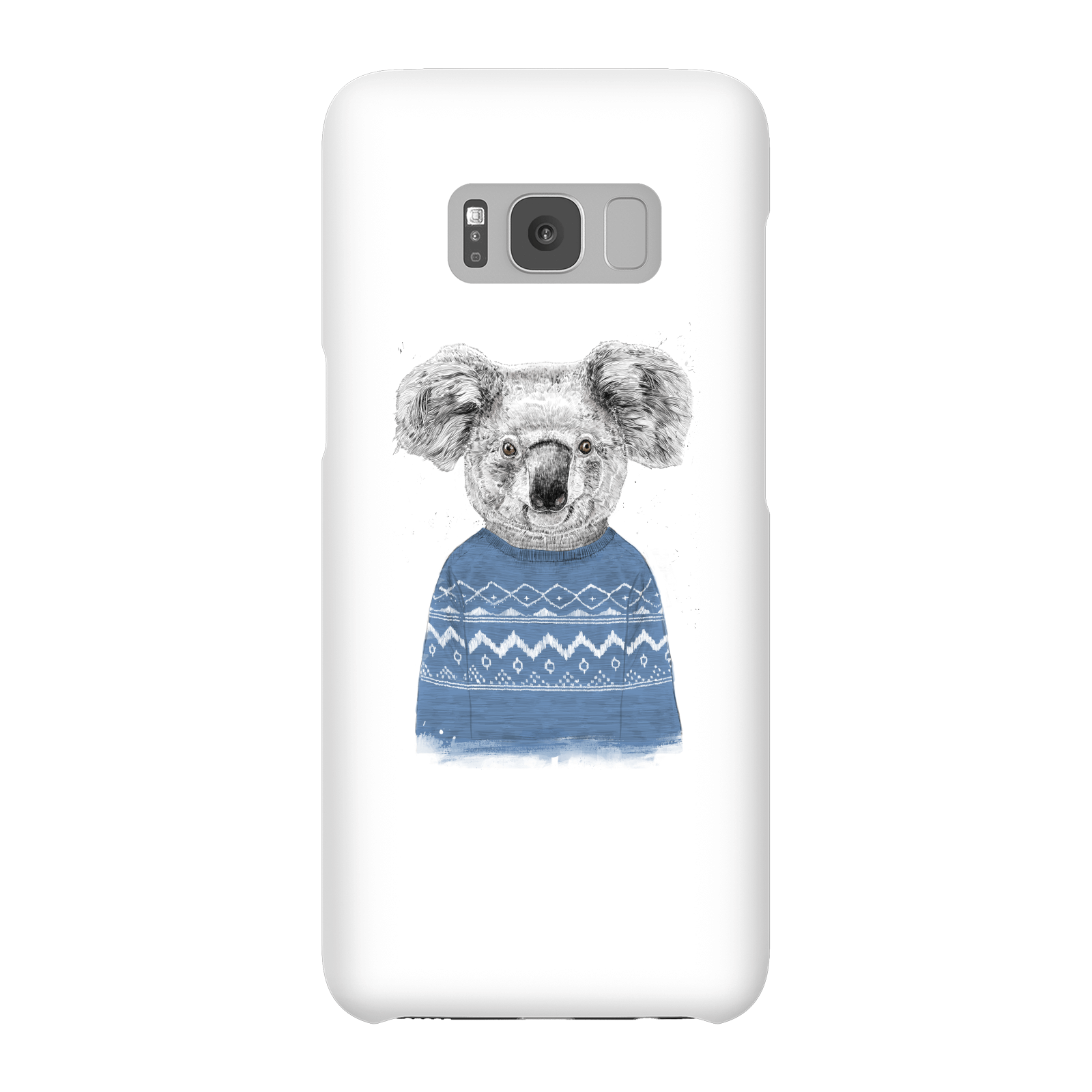 Balazs Solti Koala And Jumper Phone Case for iPhone and Android - Samsung S8 - Snap Case - Matte