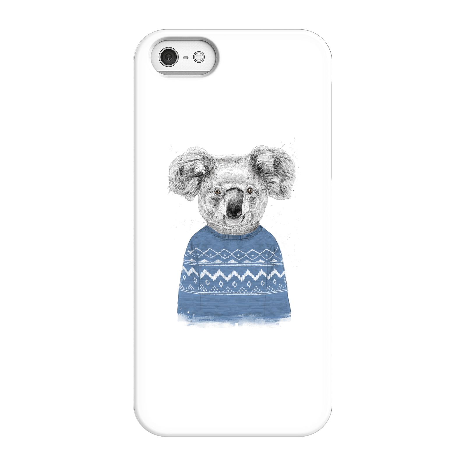 Balazs Solti Koala And Jumper Phone Case for iPhone and Android - iPhone 5/5s - Snap Case - Gloss