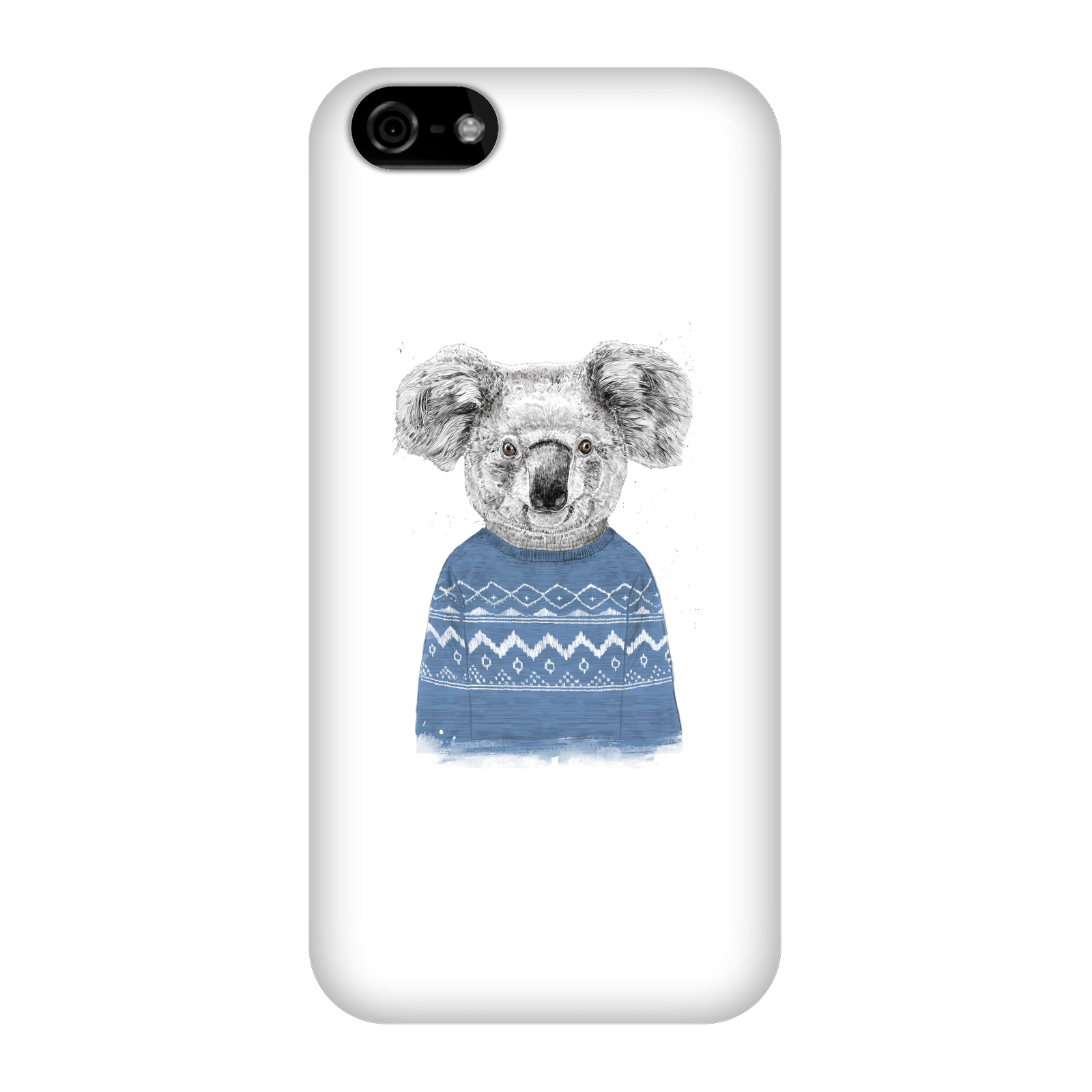 Balazs Solti Koala And Jumper Phone Case for iPhone and Android - iPhone 5C - Snap Case - Gloss