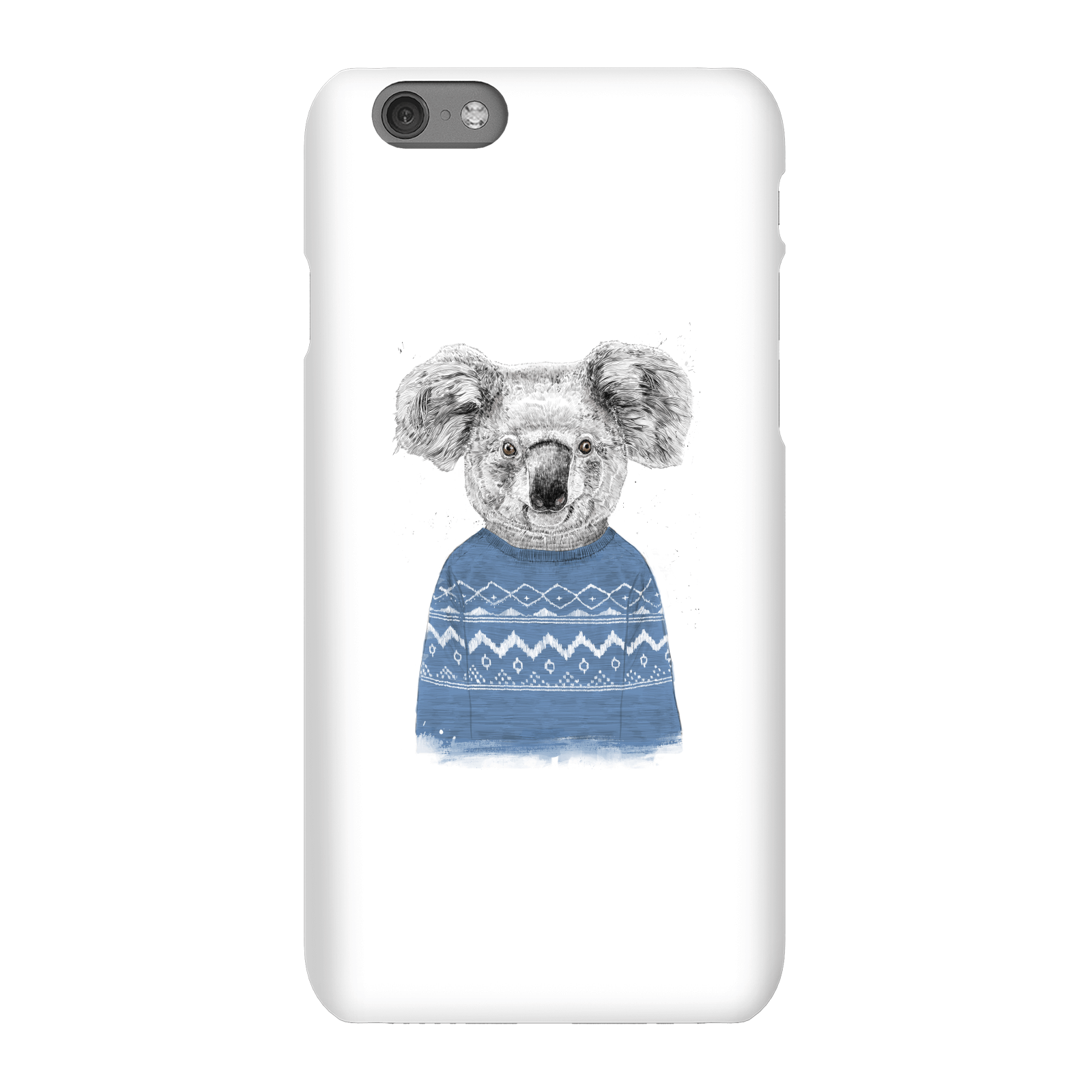 Balazs Solti Koala And Jumper Phone Case for iPhone and Android - iPhone 6S - Snap Case - Gloss