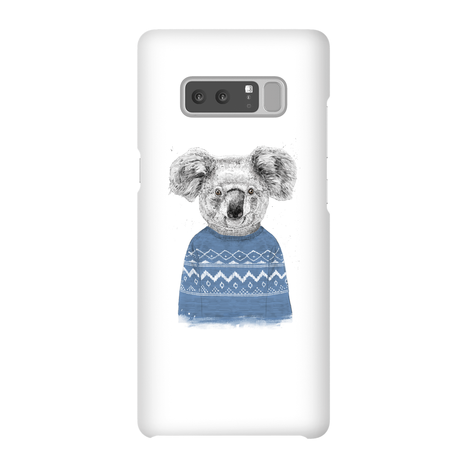 Balazs Solti Koala And Jumper Phone Case for iPhone and Android - Samsung Note 8 - Snap Case - Gloss