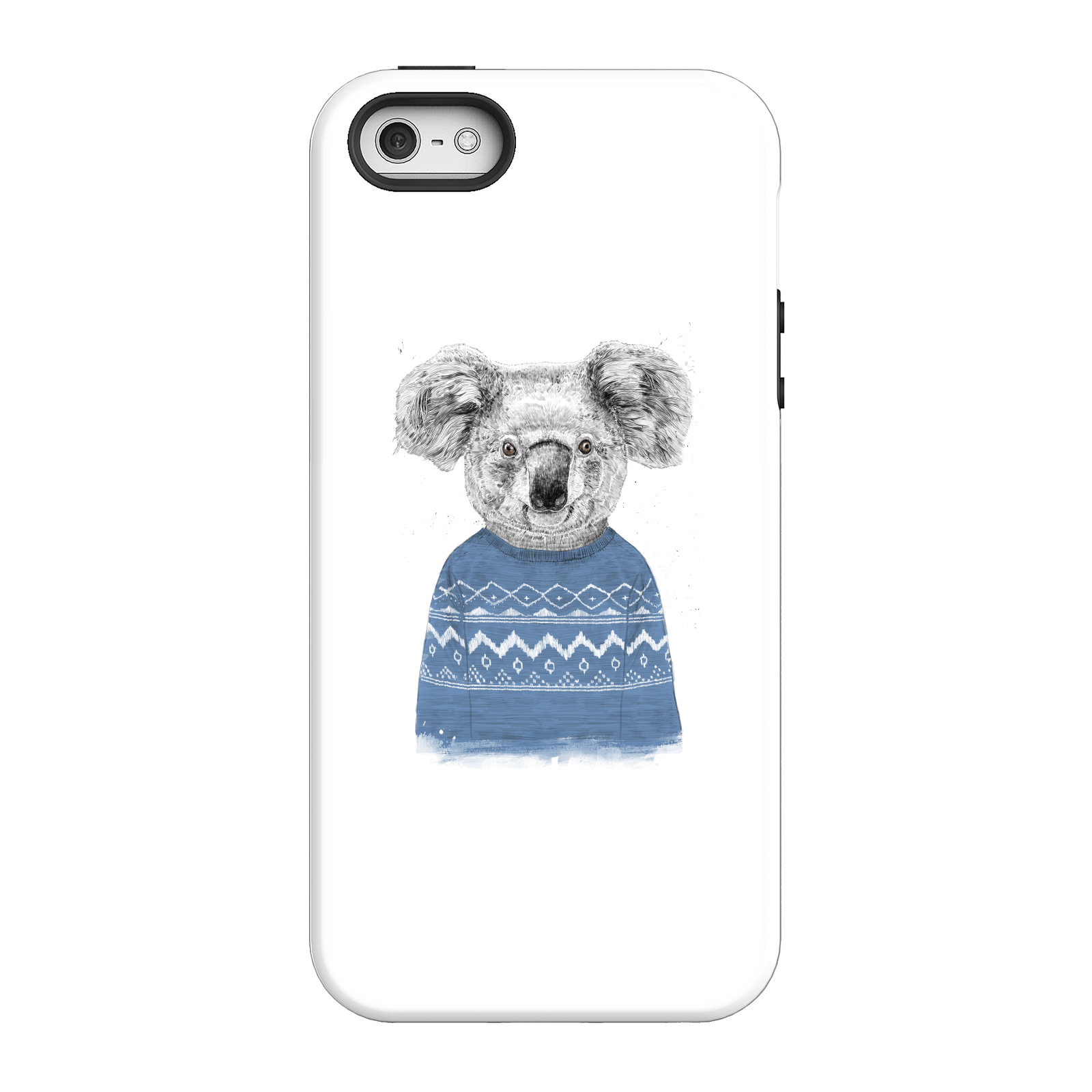Balazs Solti Koala And Jumper Phone Case for iPhone and Android - iPhone 5/5s - Tough Case - Gloss