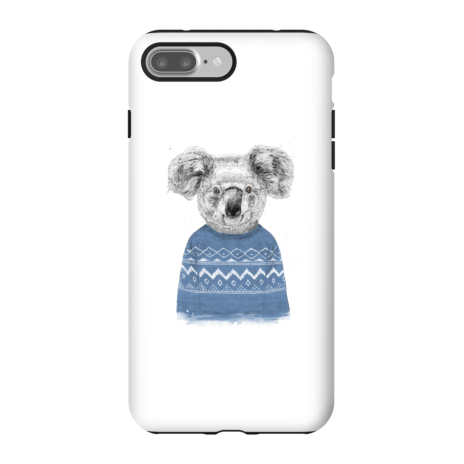 Balazs Solti Koala And Jumper Phone Case for iPhone and Android - iPhone 7 Plus - Tough Case - Gloss