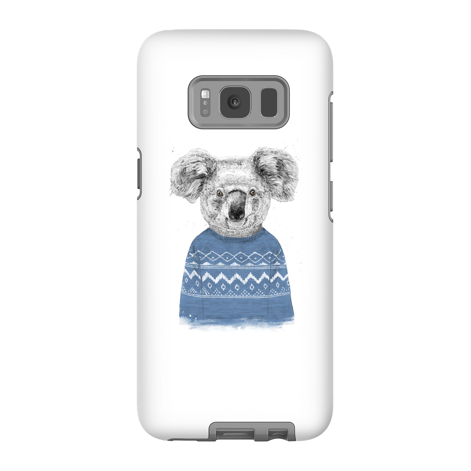 Balazs Solti Koala And Jumper Phone Case for iPhone and Android - Samsung S8 - Tough Case - Gloss
