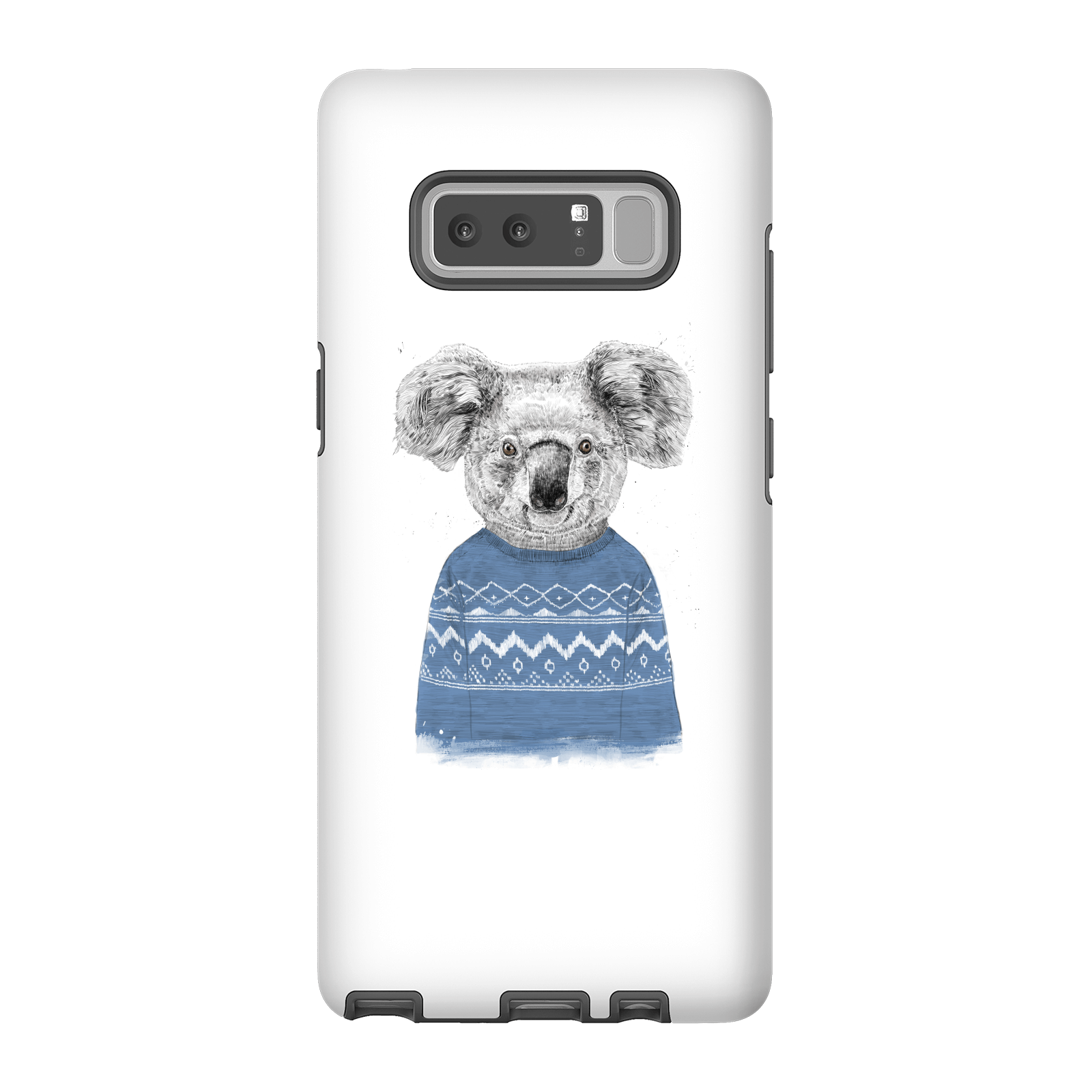 Balazs Solti Koala And Jumper Phone Case for iPhone and Android - Samsung Note 8 - Tough Case - Gloss