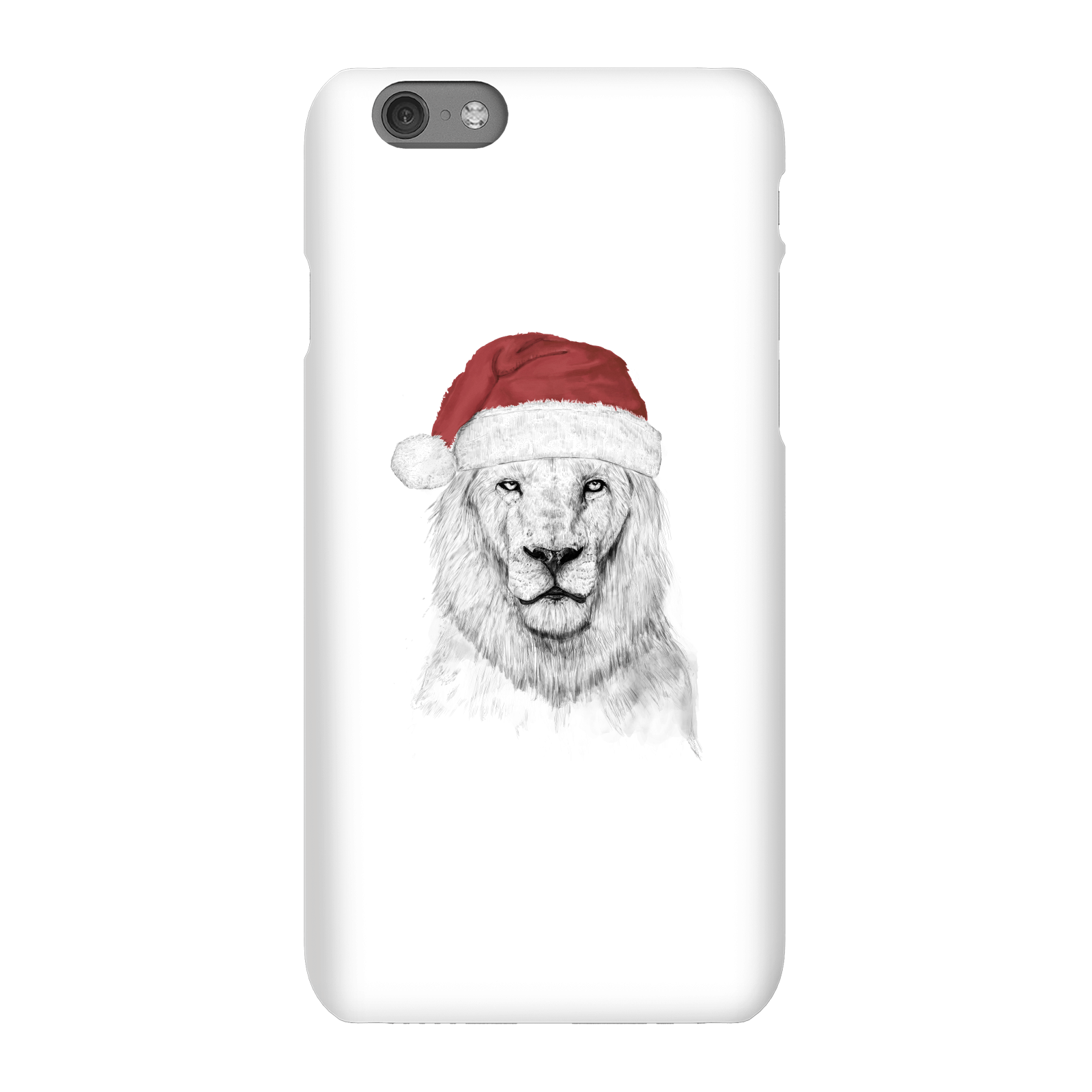 Balazs Solti Santa Bear Phone Case for iPhone and Android - iPhone 6S - Snap Case - Matte