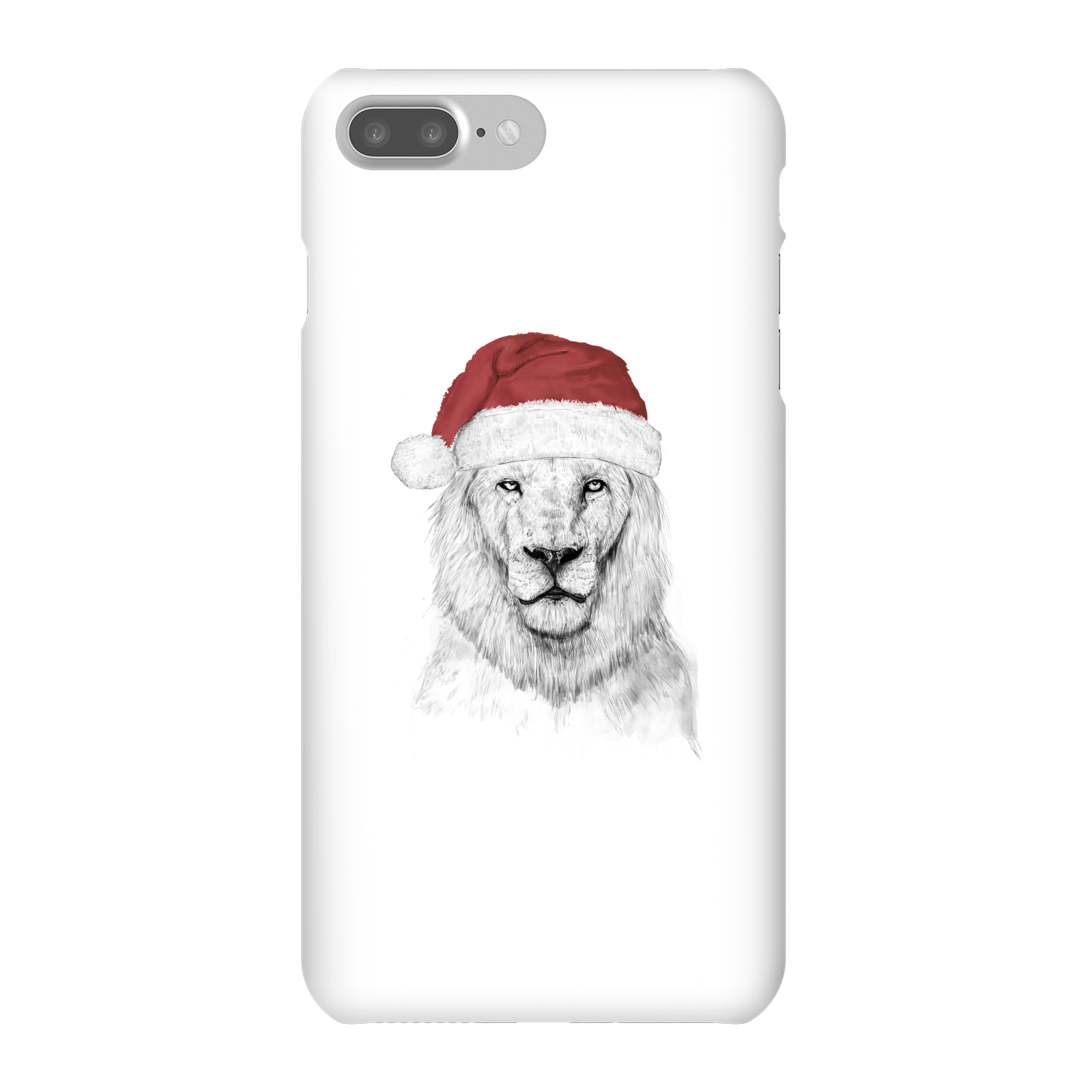 Balazs Solti Santa Bear Phone Case for iPhone and Android - iPhone 7 Plus - Snap Case - Matte