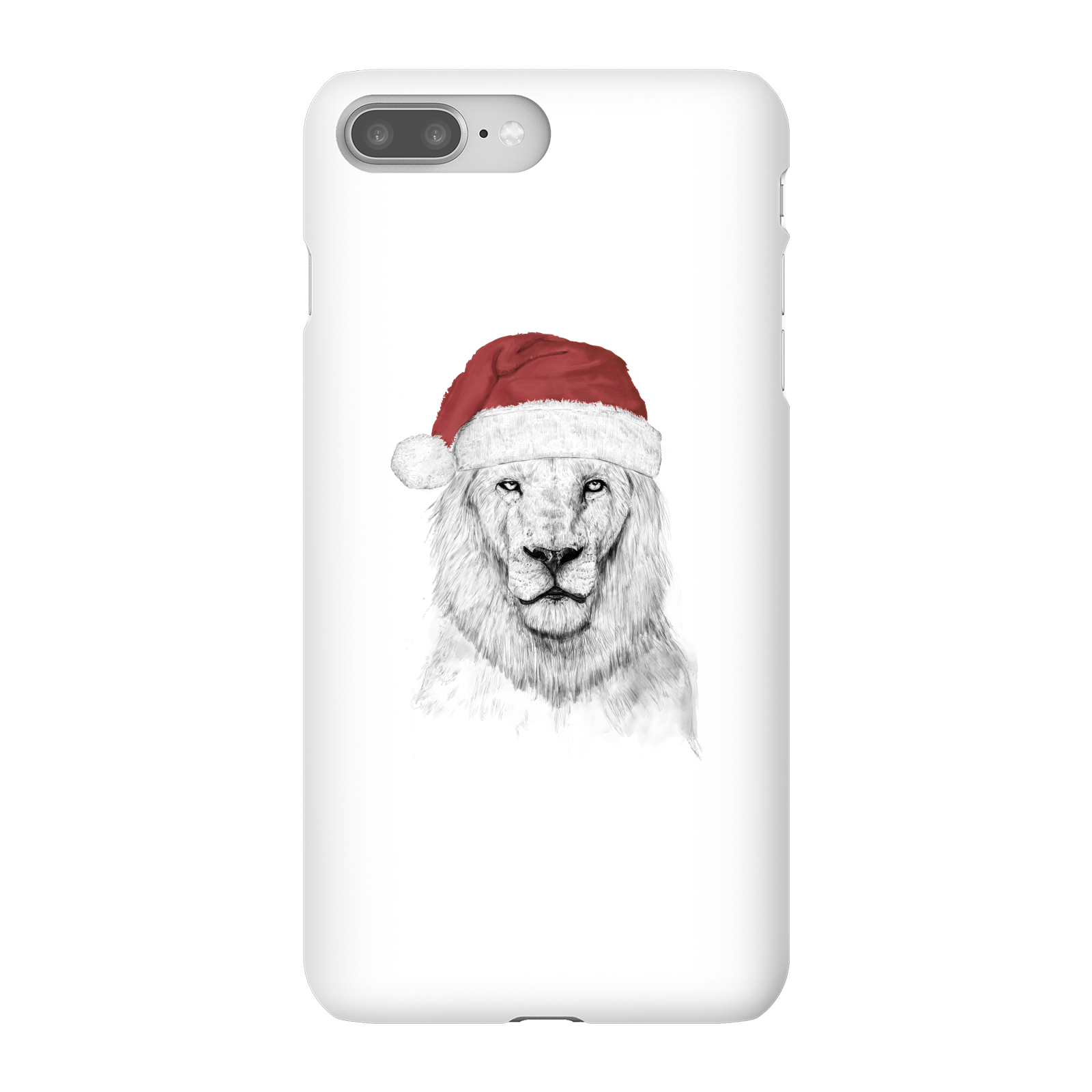 Balazs Solti Santa Bear Phone Case for iPhone and Android - iPhone 8 Plus - Snap Case - Matte