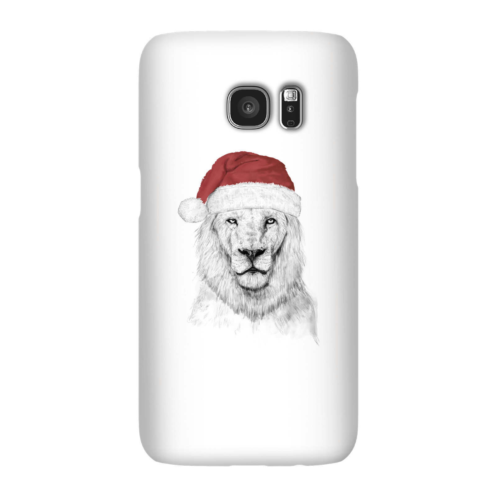 Balazs Solti Santa Bear Phone Case for iPhone and Android - Samsung S7 - Snap Case - Matte