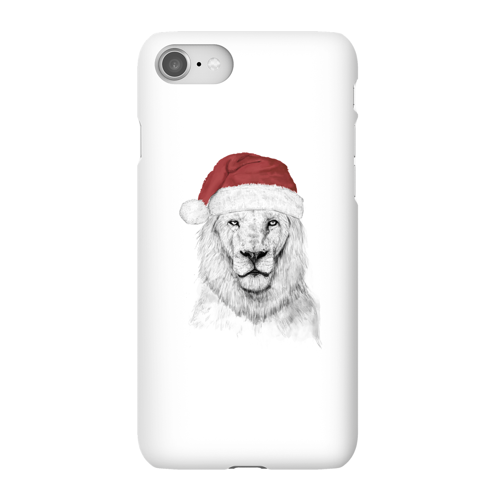 Balazs Solti Santa Bear Phone Case for iPhone and Android - iPhone 8 - Snap Case - Gloss