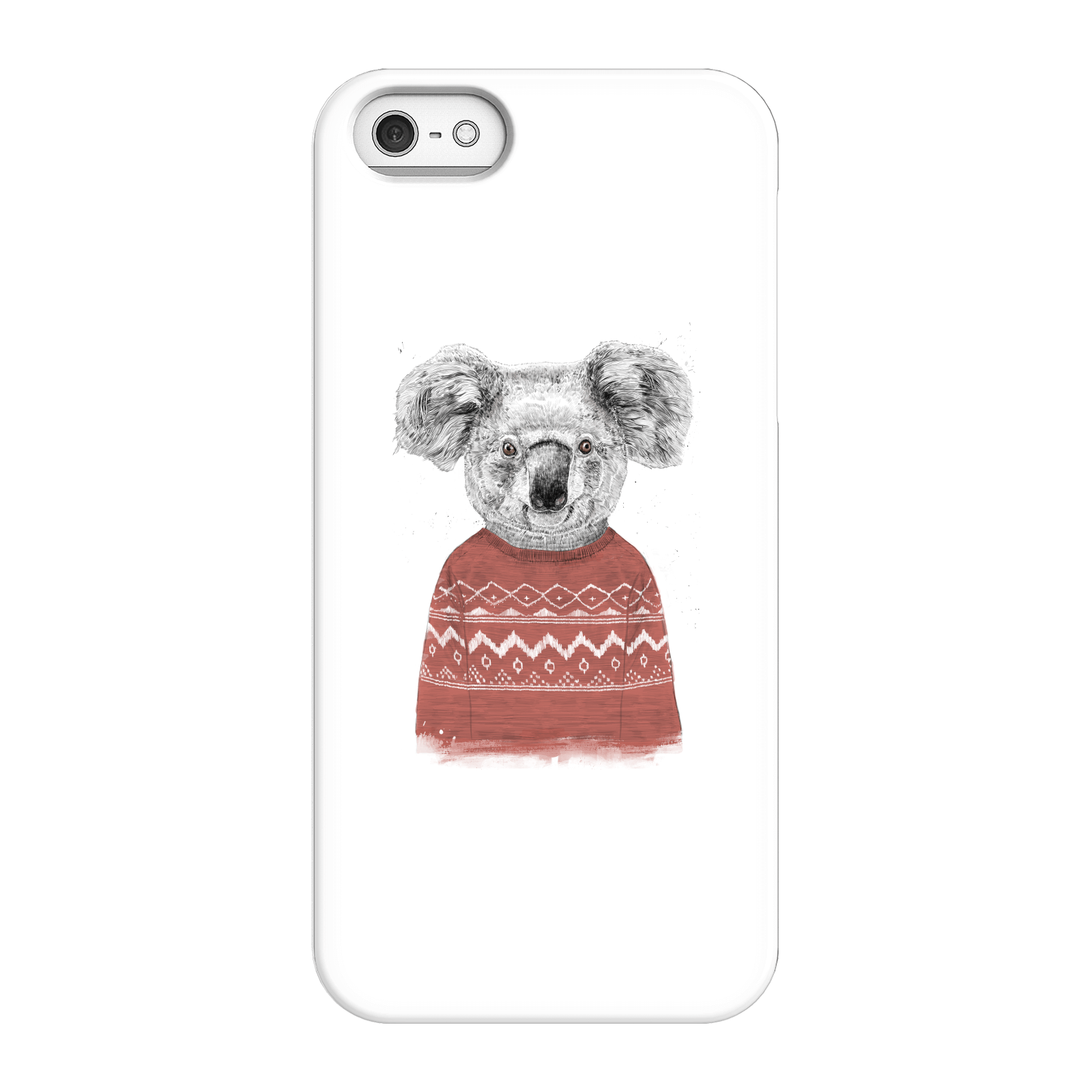 Balazs Solti Koala And Jumper Phone Case for iPhone and Android - iPhone 5/5s - Snap Case - Matte