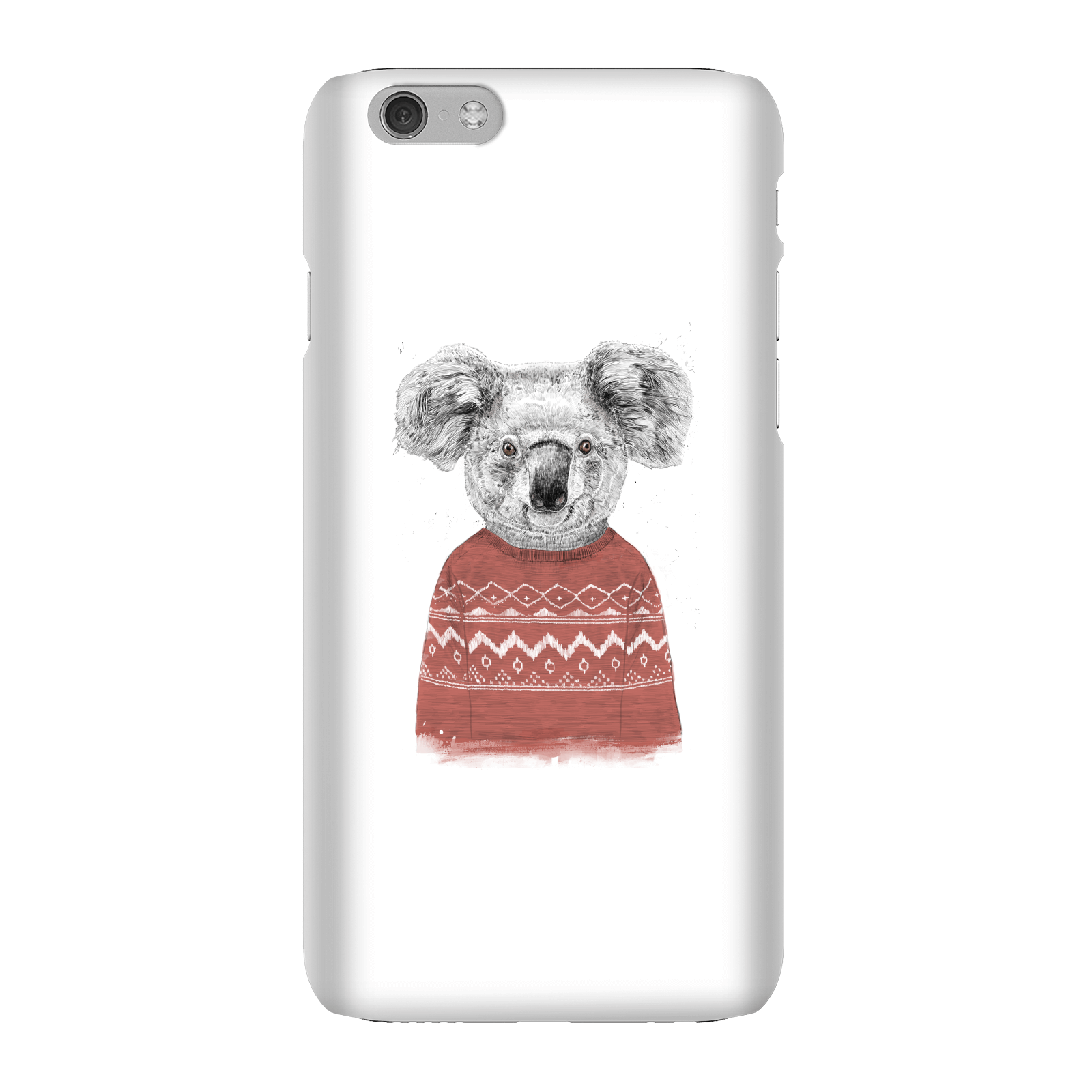 Balazs Solti Koala And Jumper Phone Case for iPhone and Android - iPhone 6 - Snap Case - Matte