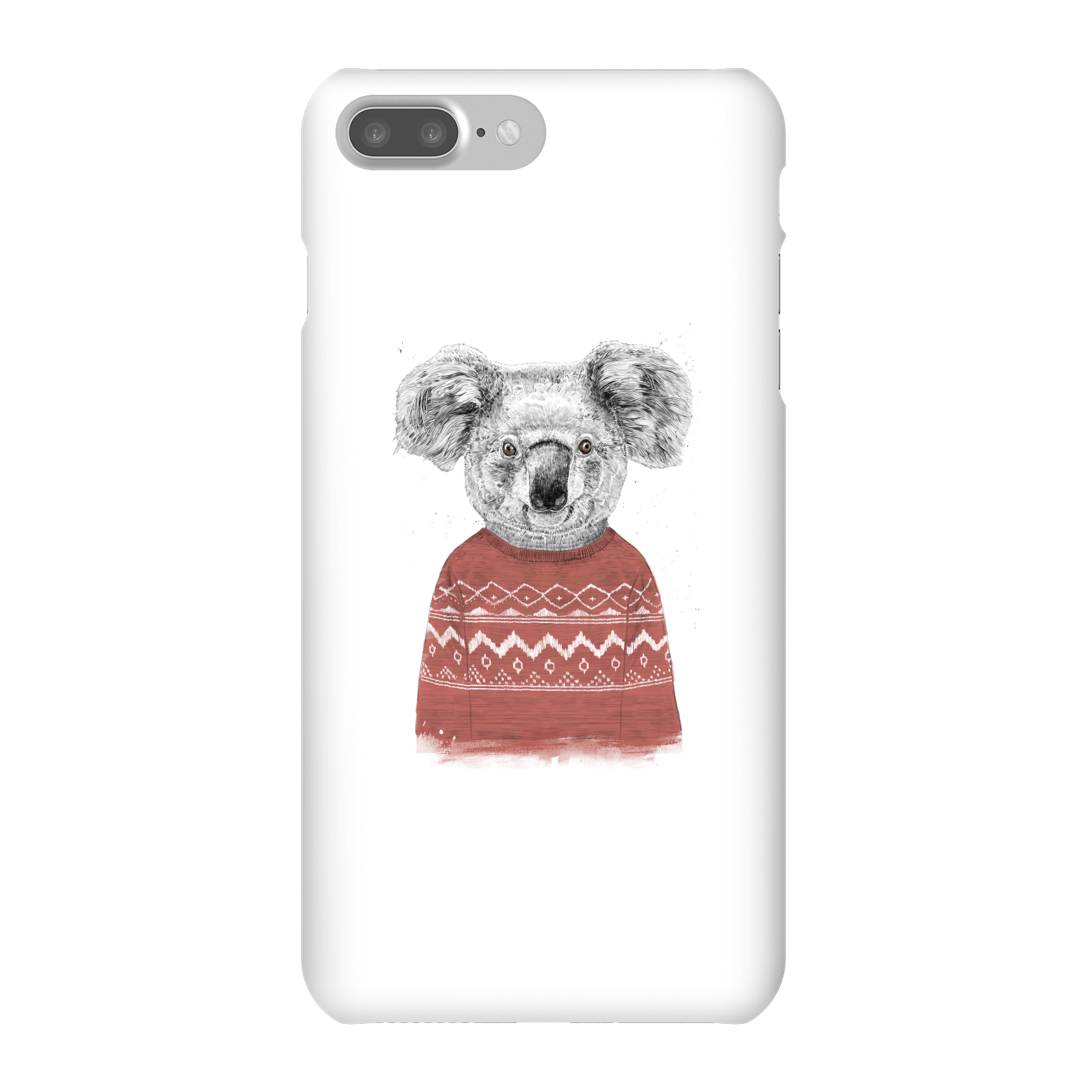 Balazs Solti Koala And Jumper Phone Case for iPhone and Android - iPhone 7 Plus - Snap Case - Matte