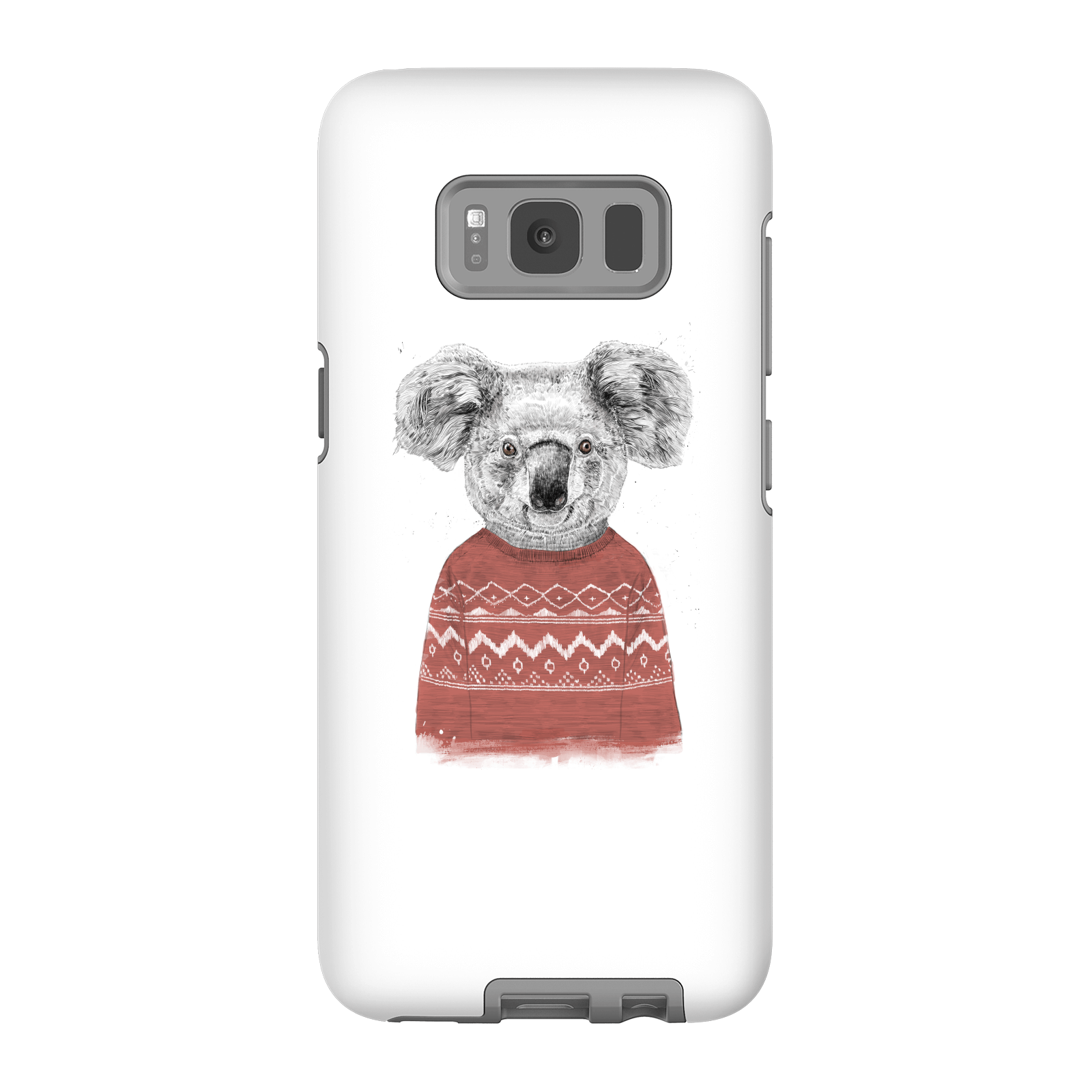 Balazs Solti Koala And Jumper Phone Case for iPhone and Android - Samsung S8 - Tough Case - Matte